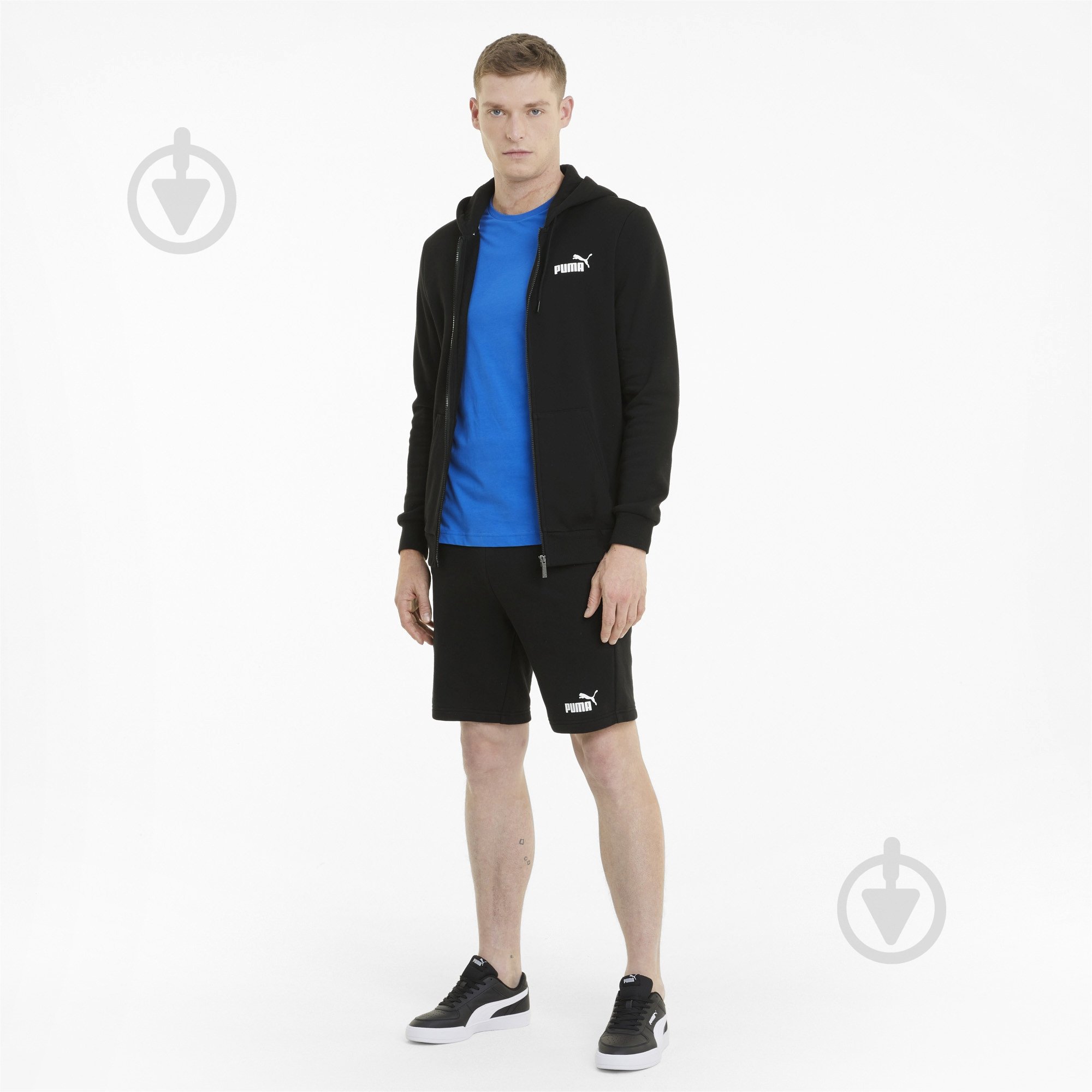 Толстовка Puma ESS SMALL LOGO FZ HOODIE FL 58670201 р.XL черный - фото 5