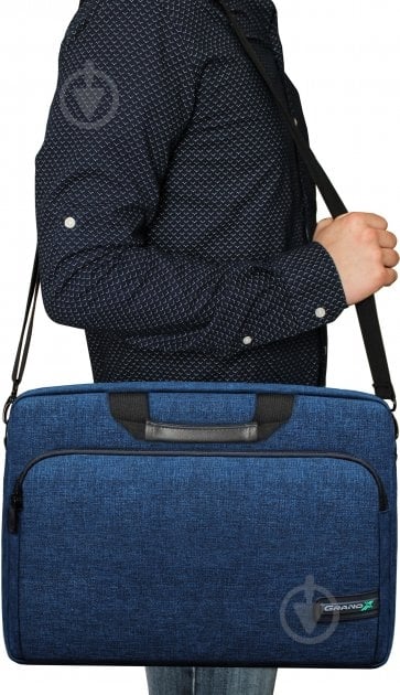 Сумка для ноутбука Grand-X 14" navy (SB-138N) - фото 9 Сумка для ноутбука Grand-X 14" navy (SB-138N) - фото 9
