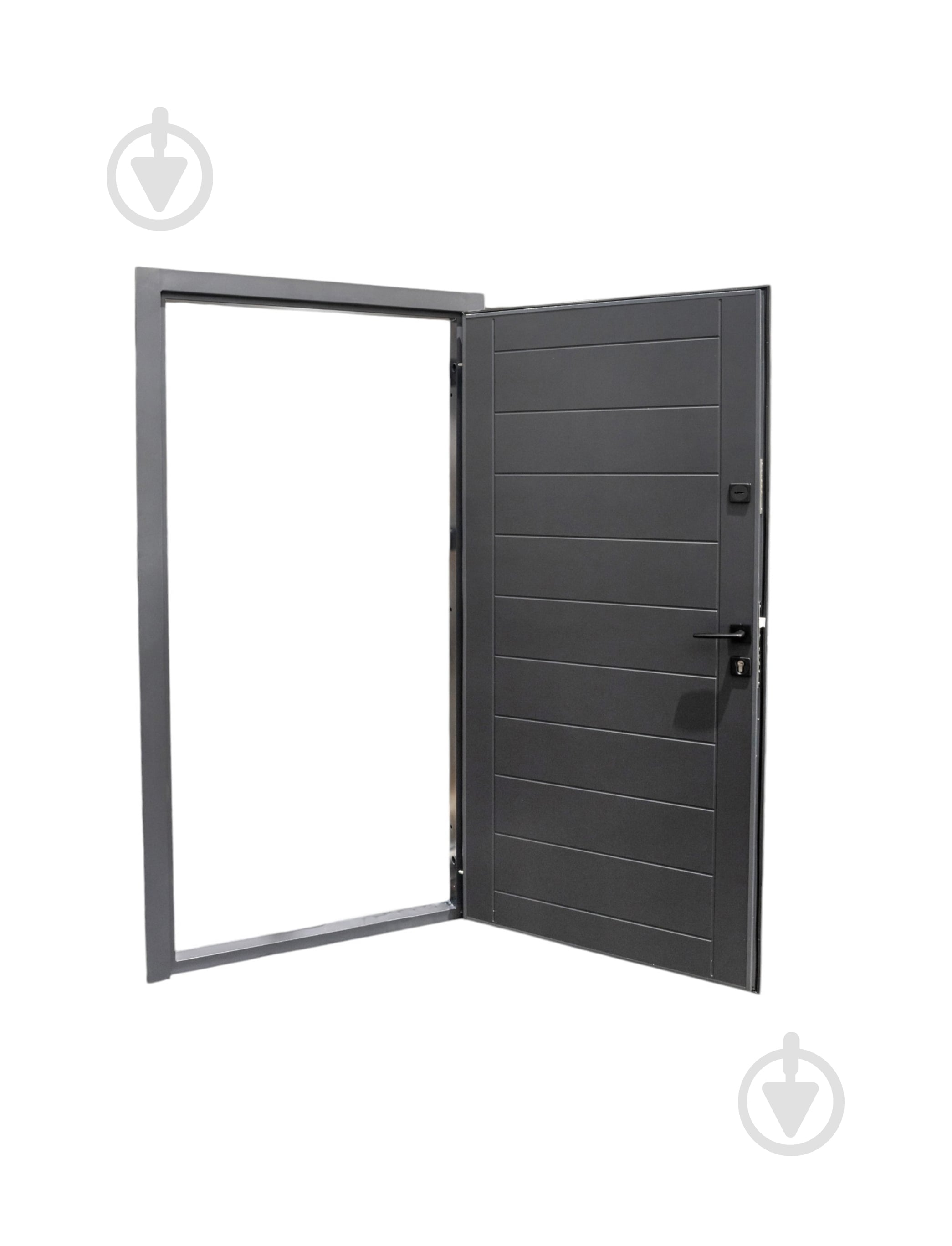 ᐉ Двері вхідні Fortezza Forte Tech MDF RAL 7024 2050х860 мм ліві