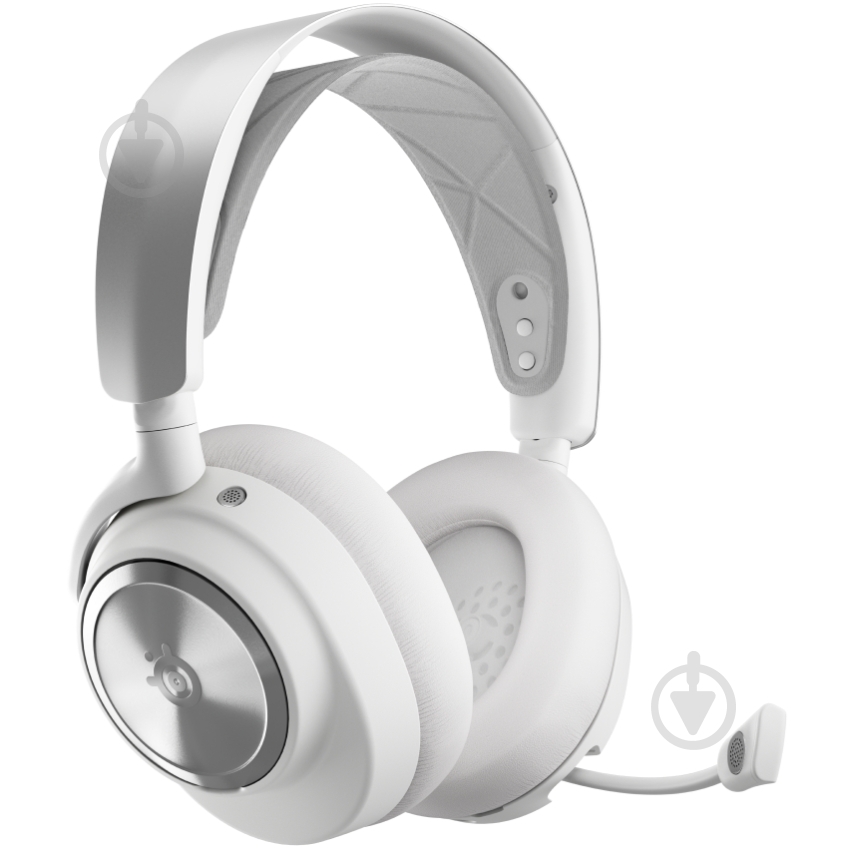 Гарнитура игровая SteelSeries Arctis Nova Pro Wireless white (61525) - фото 2