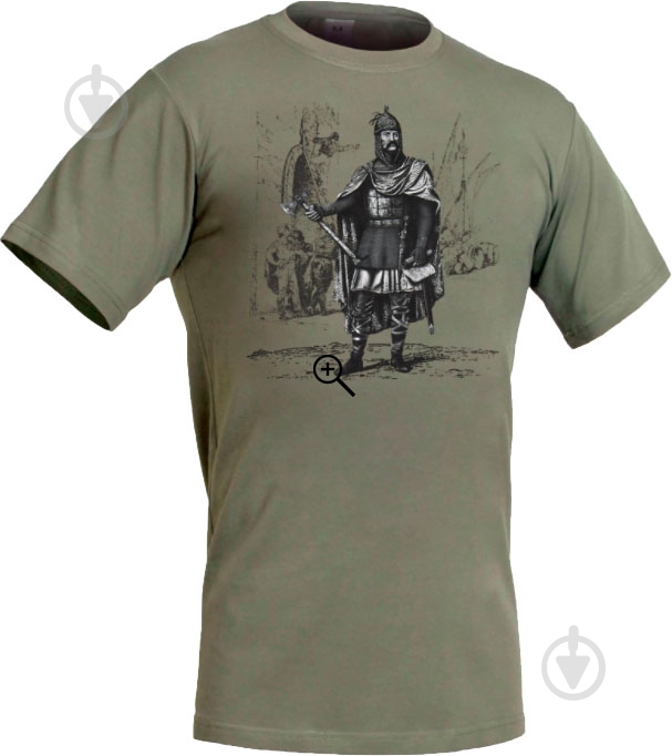 Футболка P1G с рисунком "Вещий Олег", Olive Drab, 3XL р. XL-3XL [1270] Olive Drab - фото 1
