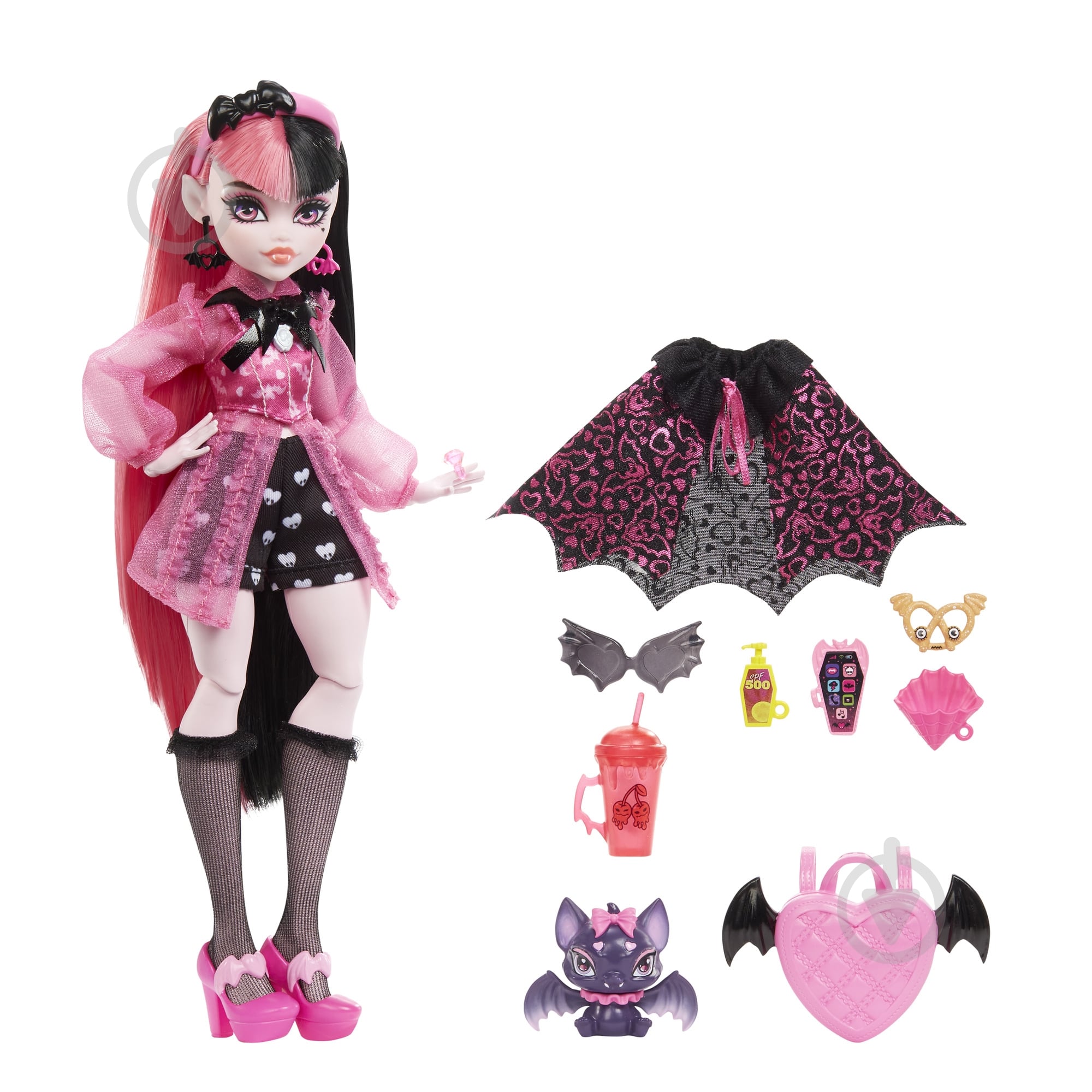Кукла Monster High Дракулора "Монстро-классика" HHK51 - фото 2