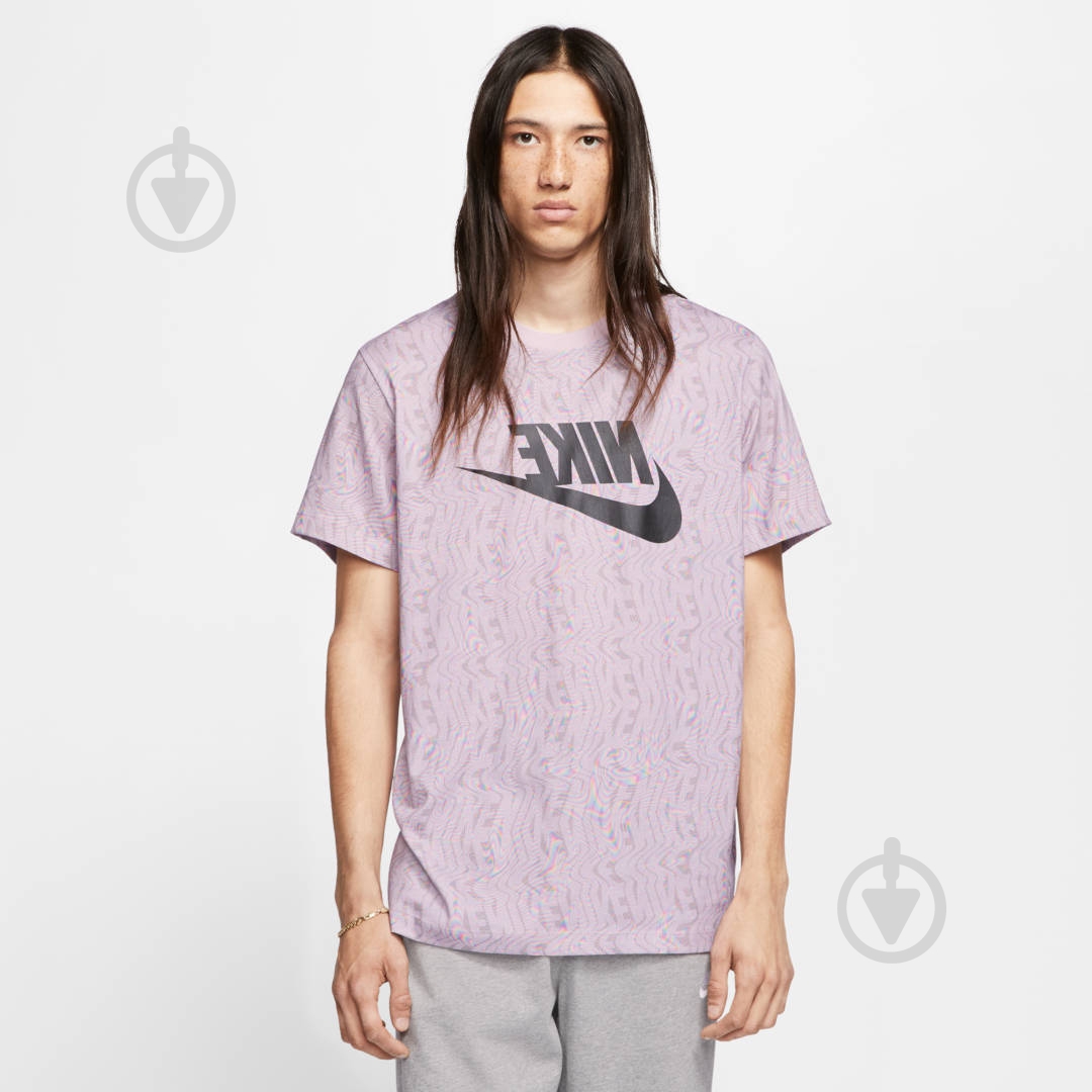Футболка Nike M NSW FESTIVAL SS TEE PRNT CW2659-512 р.M черный - фото 2