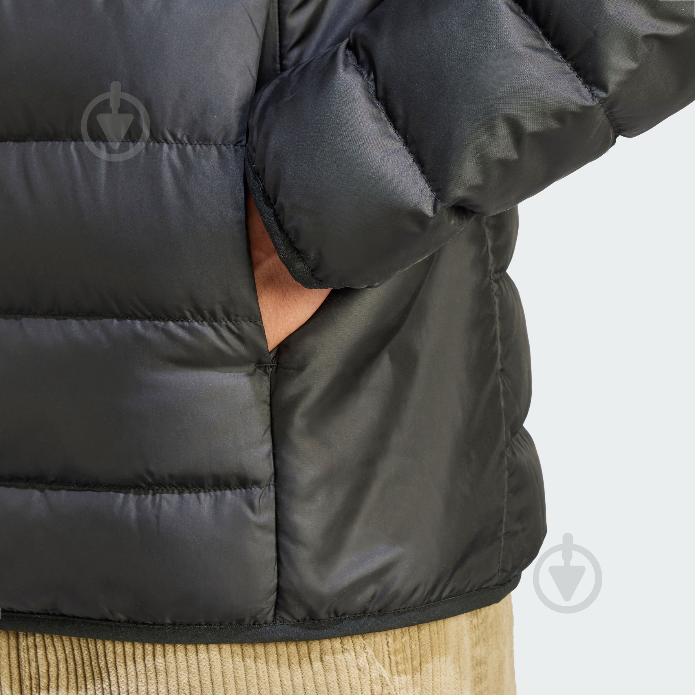 Пуховик мужской зимний Adidas ESS LITE DOWN J HZ5730 р.S черный - фото 4