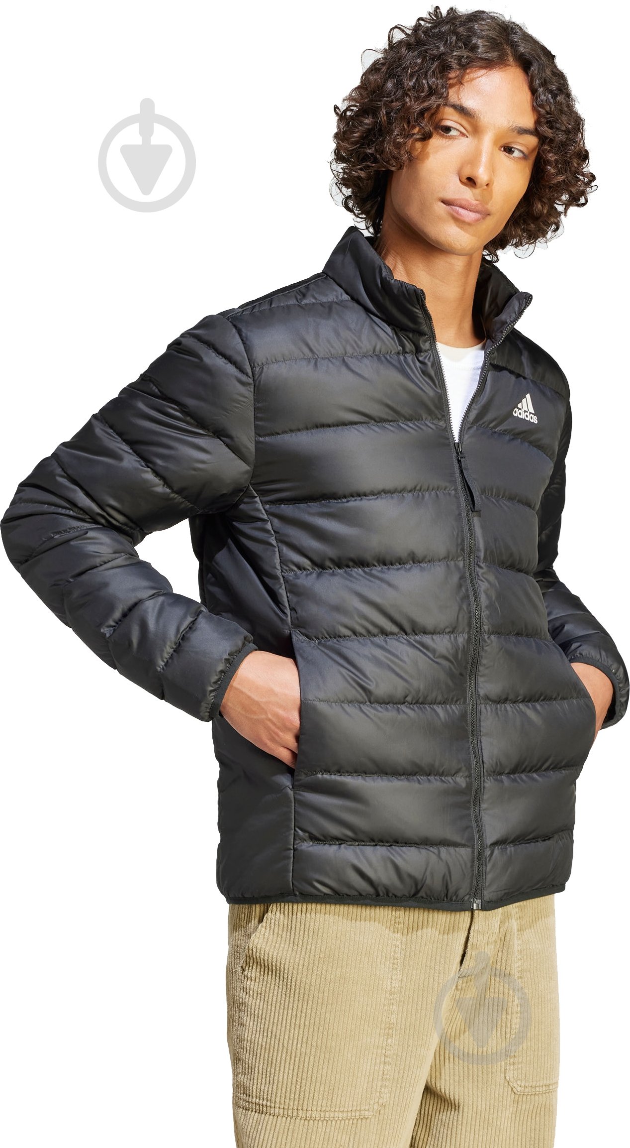 Пуховик мужской зимний Adidas ESS LITE DOWN J HZ5730 р.S черный - фото 5
