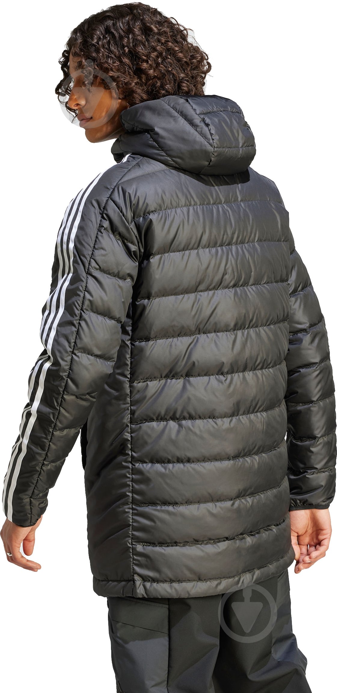 Пуховик мужской зимний Adidas ESS 3S L D H PA HZ8522 р.S черный - фото 2 Пуховик мужской зимний Adidas ESS 3S L D H PA HZ8522 р.S черный - фото 2