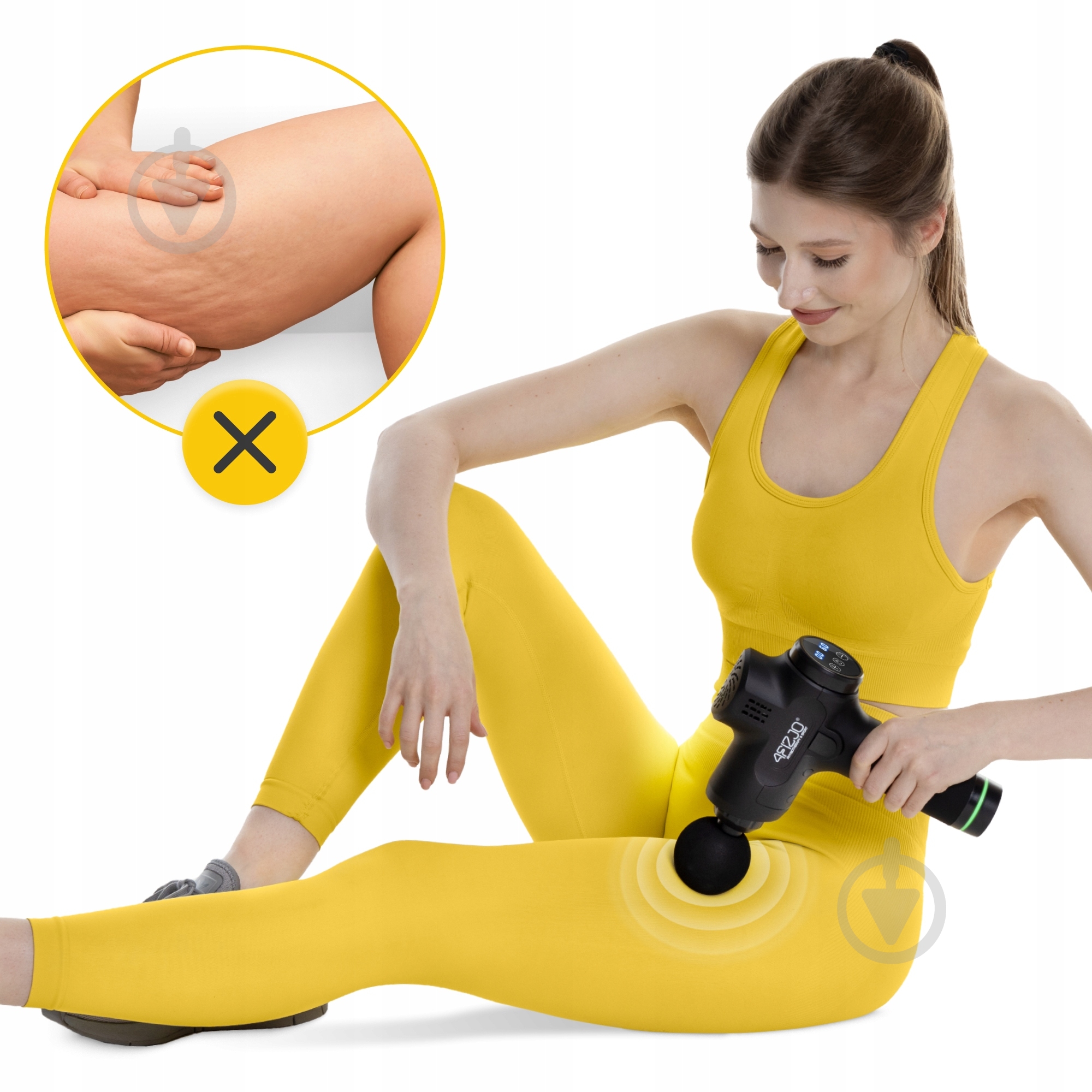Перкуссионный ручной массажер 4fizjo Massage Gun PRO+ 250 Вт (P-5907739311139) - фото 9