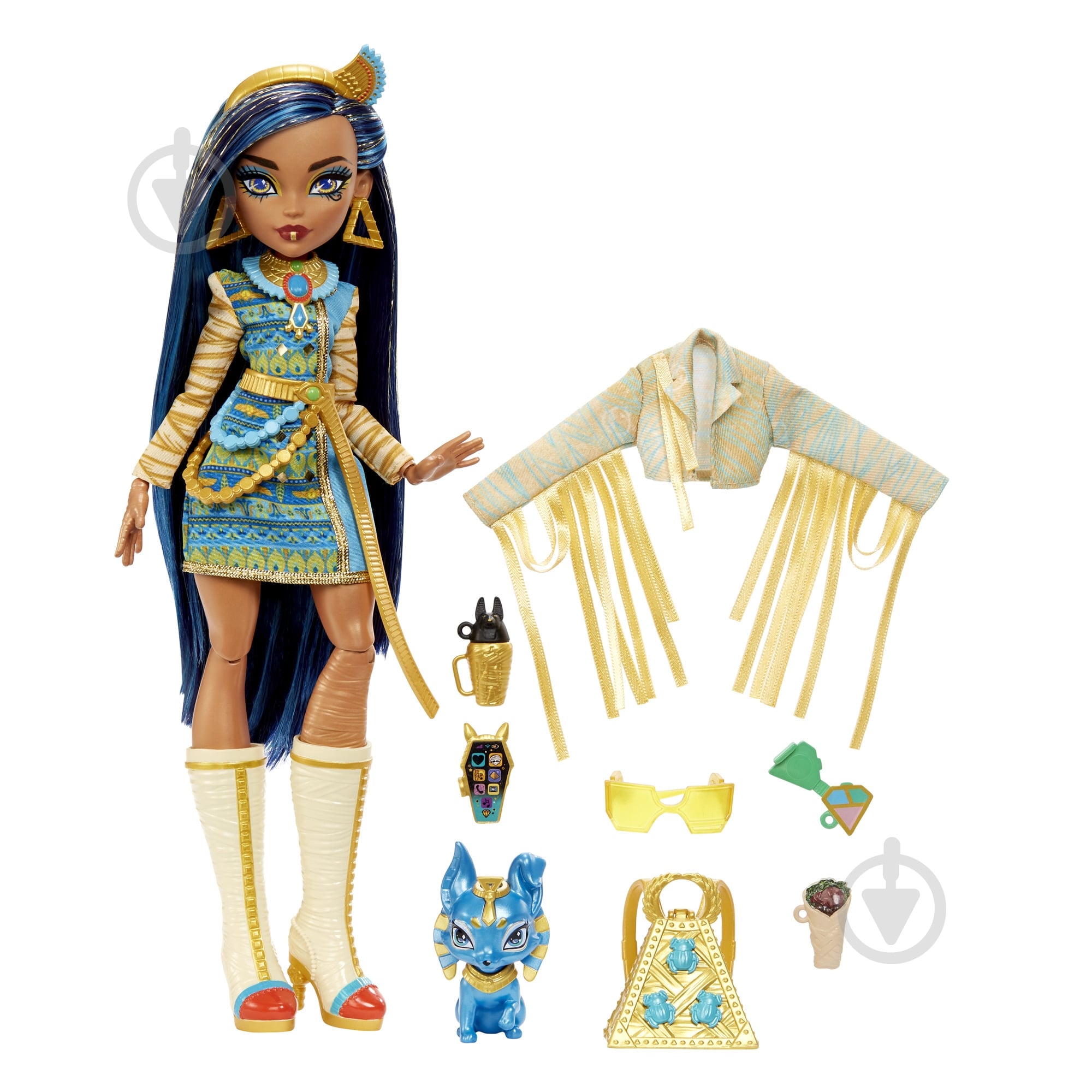 Кукла Monster High Клео "Монстро-классика" HHK54 - фото 2 Кукла Monster High Клео "Монстро-классика" HHK54 - фото 2