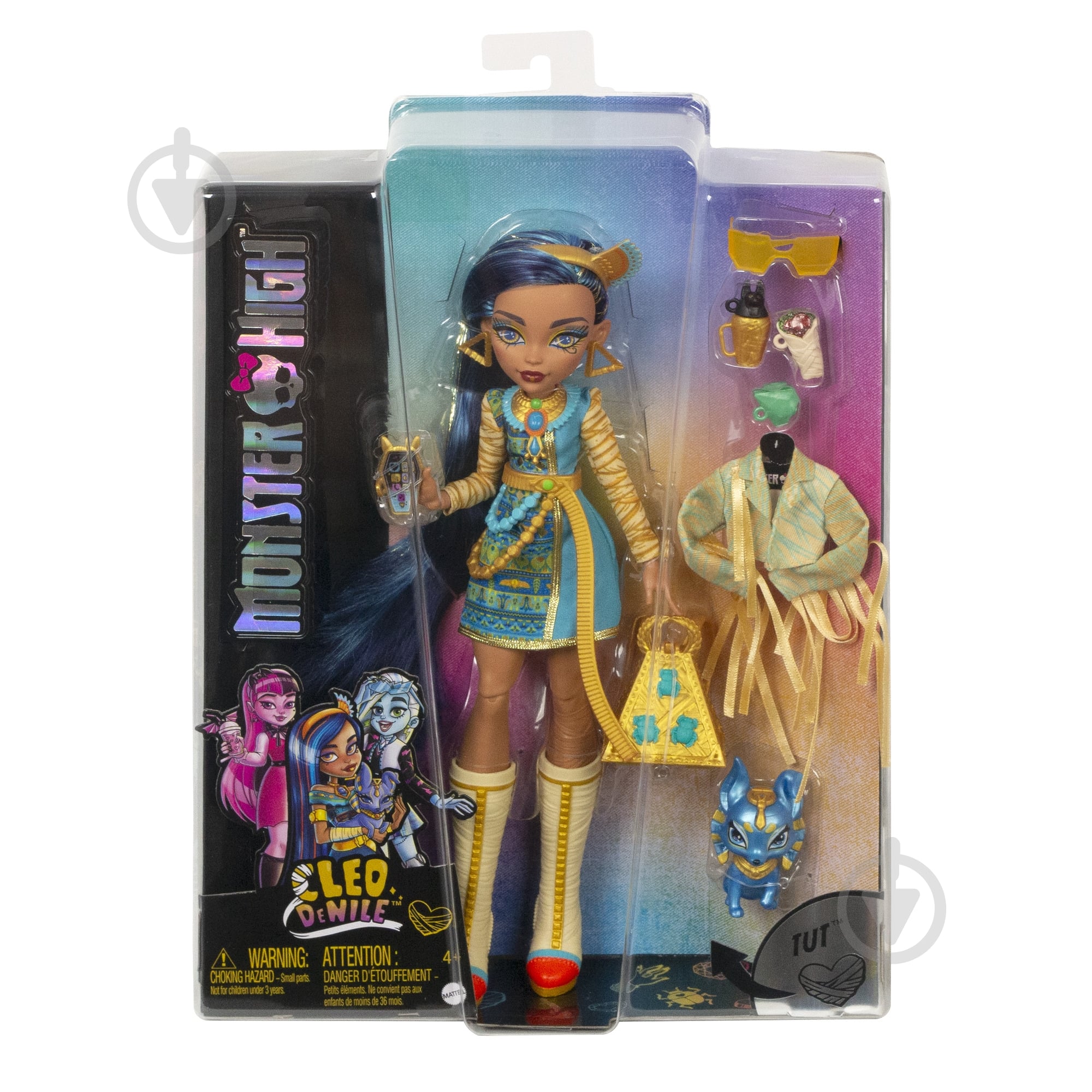 Кукла Monster High Клео "Монстро-классика" HHK54 - фото 6 Кукла Monster High Клео "Монстро-классика" HHK54 - фото 6