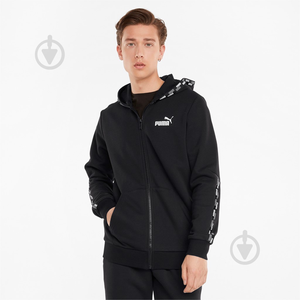 Толстовка Puma POWER FZ Hoodie 58939601 р. S черный - фото 3
