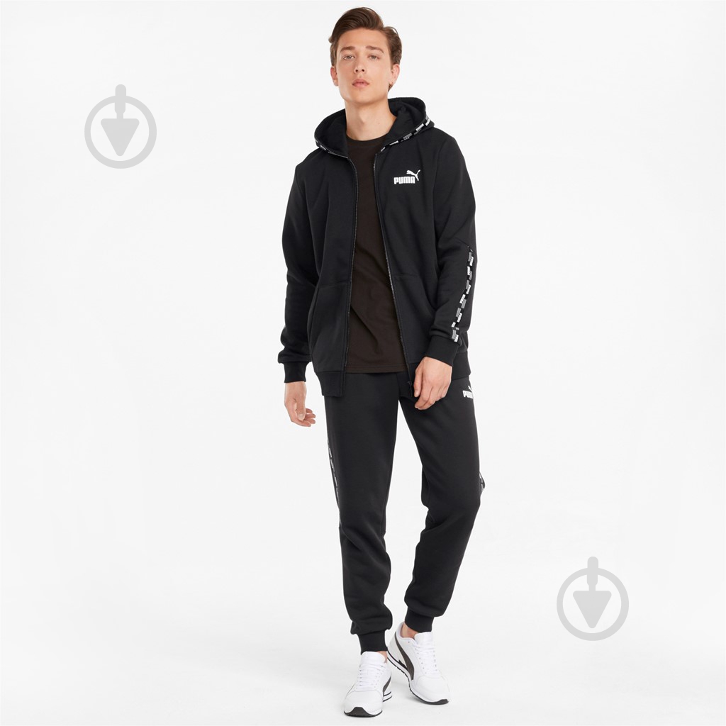Толстовка Puma POWER FZ Hoodie 58939601 р. S черный - фото 5