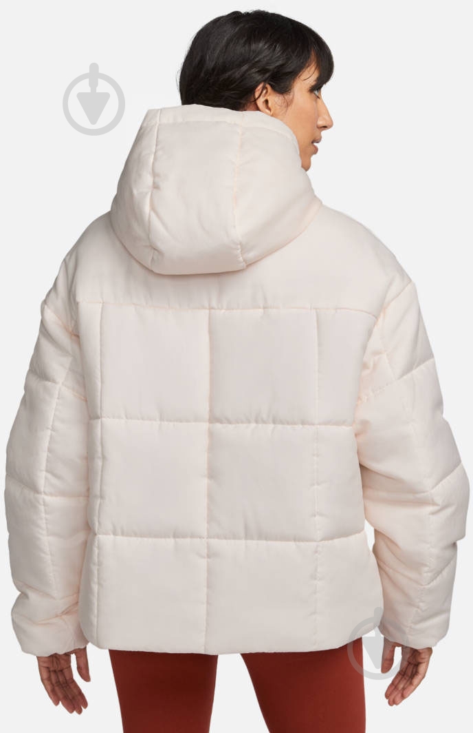 Куртка женская зимняя Nike W NSW ESSTL THRMR CLSC PUFFER FB7672-838 р.M бежевая - фото 2
