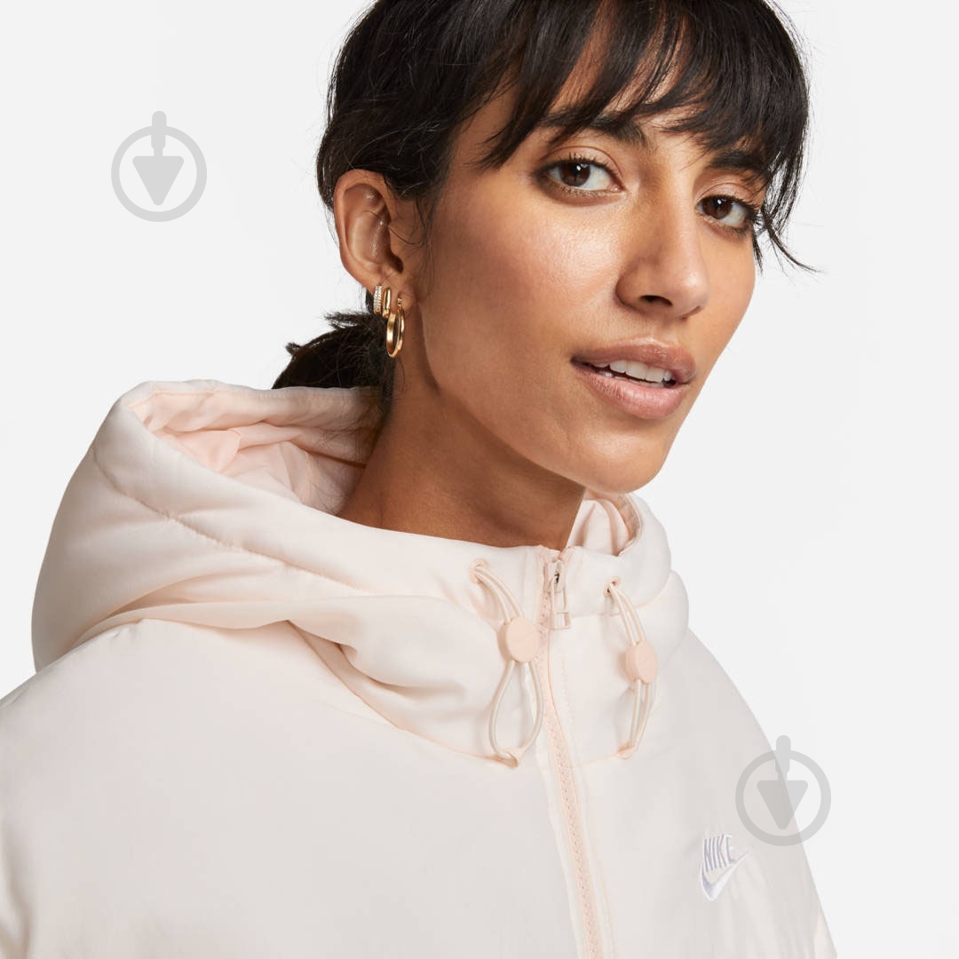 Куртка женская зимняя Nike W NSW ESSTL THRMR CLSC PUFFER FB7672-838 р.M бежевая - фото 3