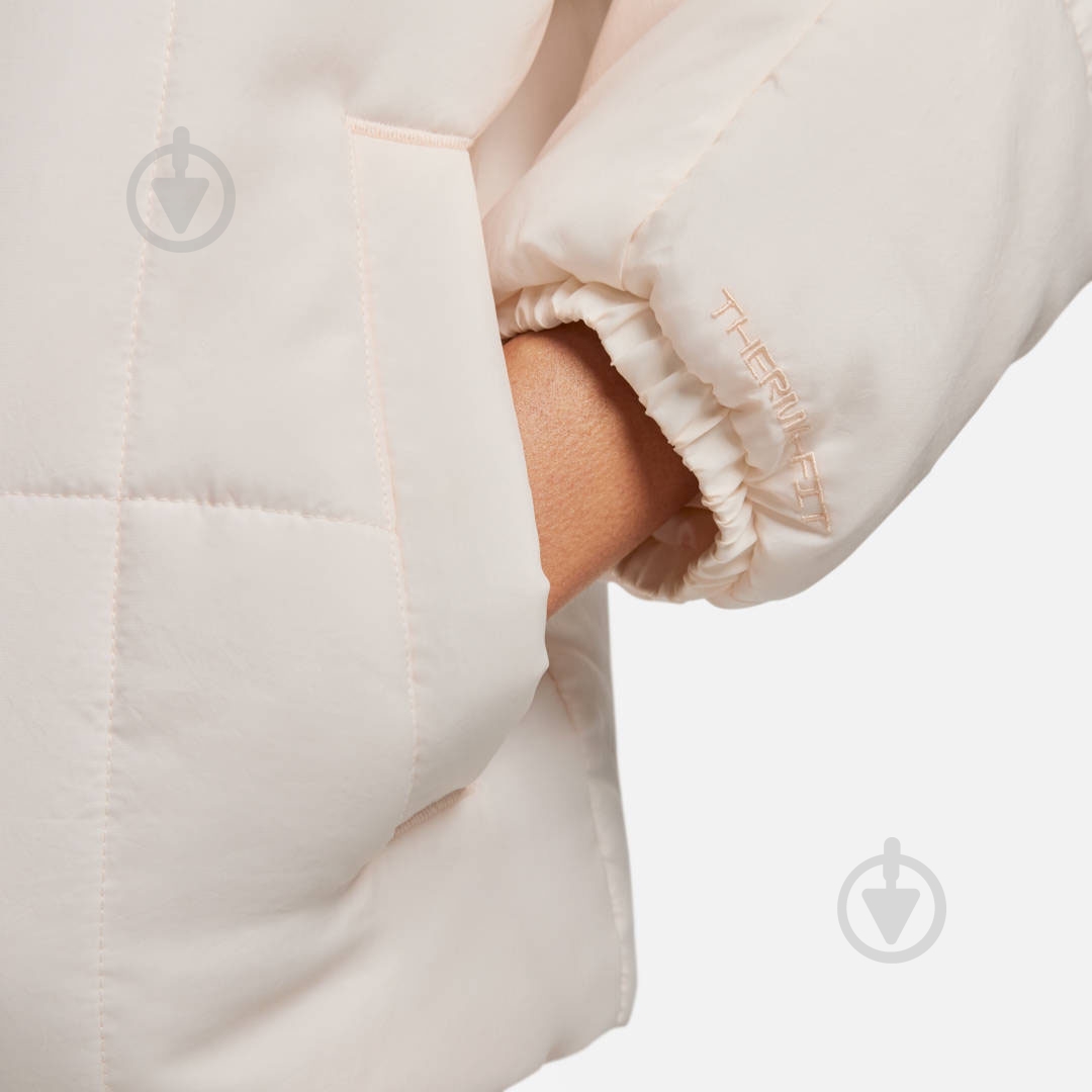 Куртка женская зимняя Nike W NSW ESSTL THRMR CLSC PUFFER FB7672-838 р.M бежевая - фото 4