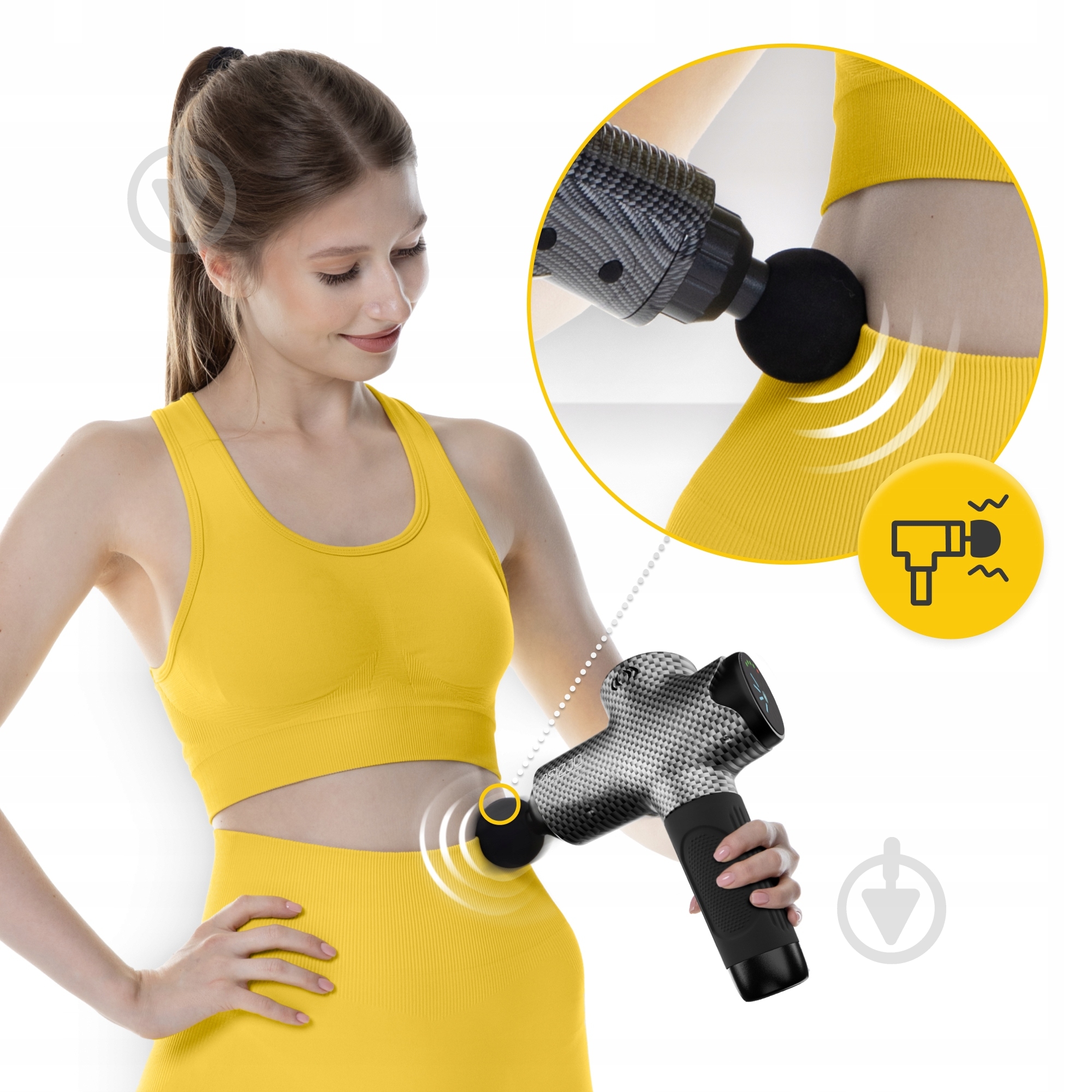 Перкуссионный ручной массажер 4fizjo Massage Gun Evo 30 Вт (P-5907739319920) - фото 13