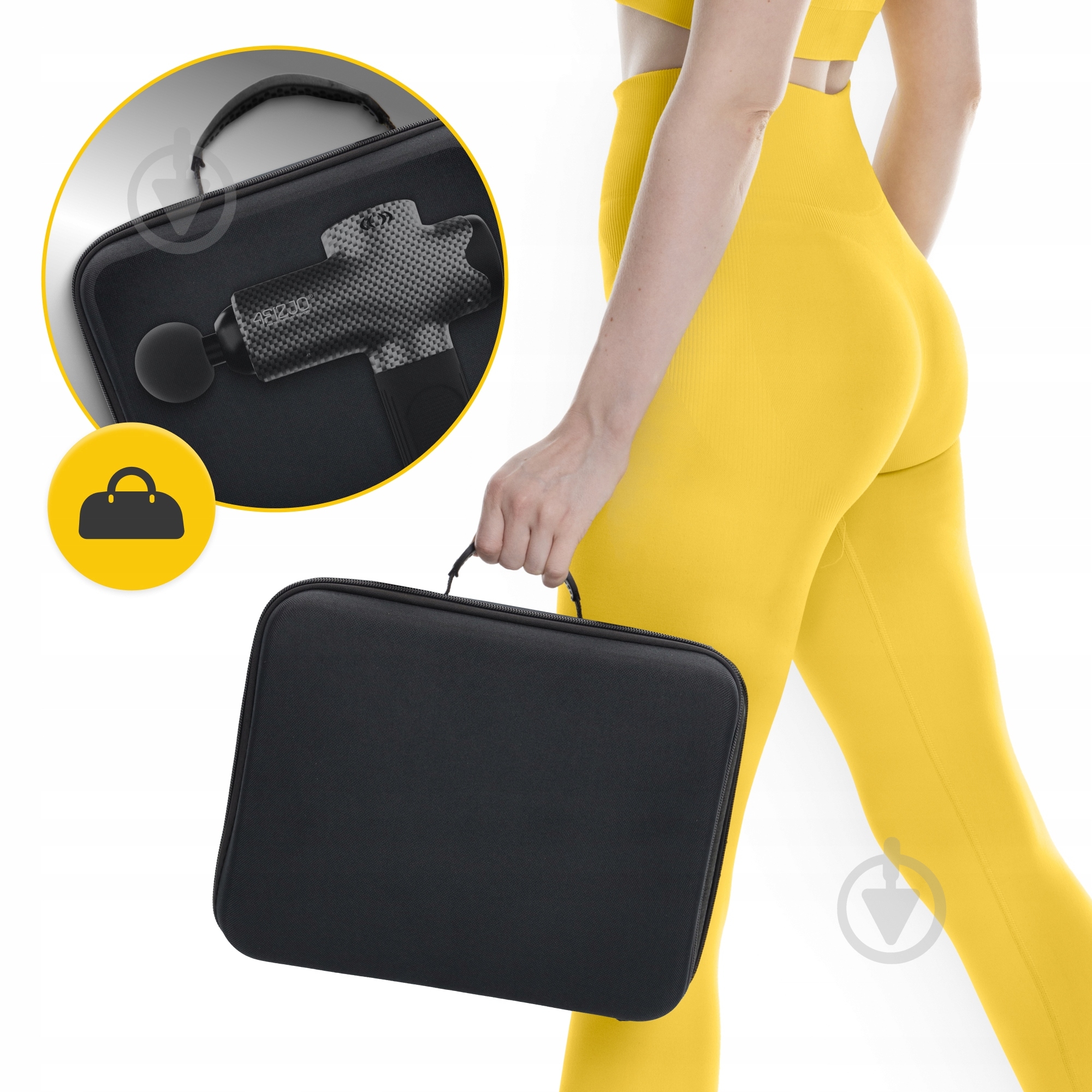 Перкуссионный ручной массажер 4fizjo Massage Gun Evo 30 Вт (P-5907739319920) - фото 5