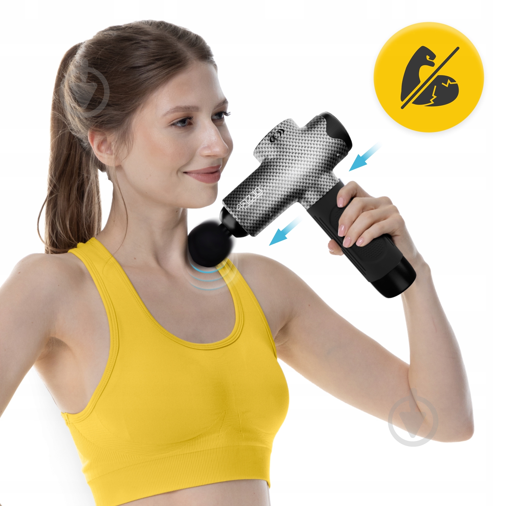 Перкуссионный ручной массажер 4fizjo Massage Gun Evo 30 Вт (P-5907739319920) - фото 12
