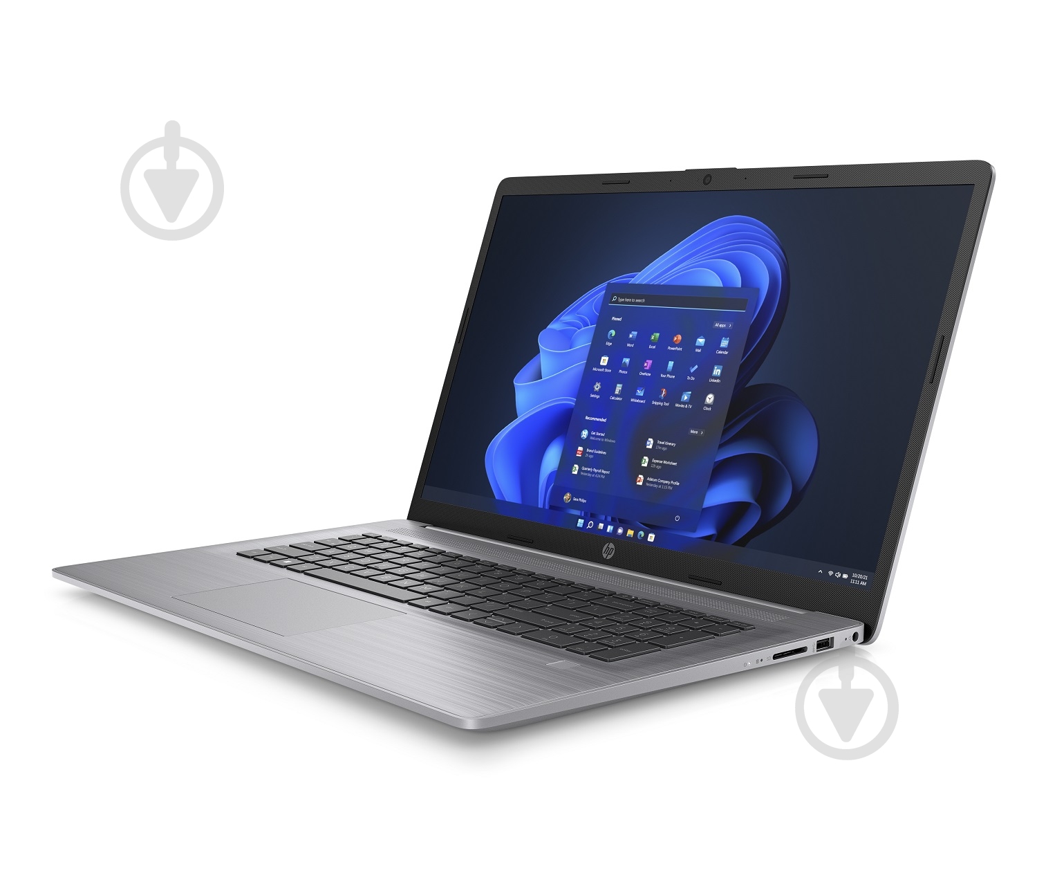 Ноутбук HP 6S7D3EA 17,3" (6S7D3EA) silver - фото 3