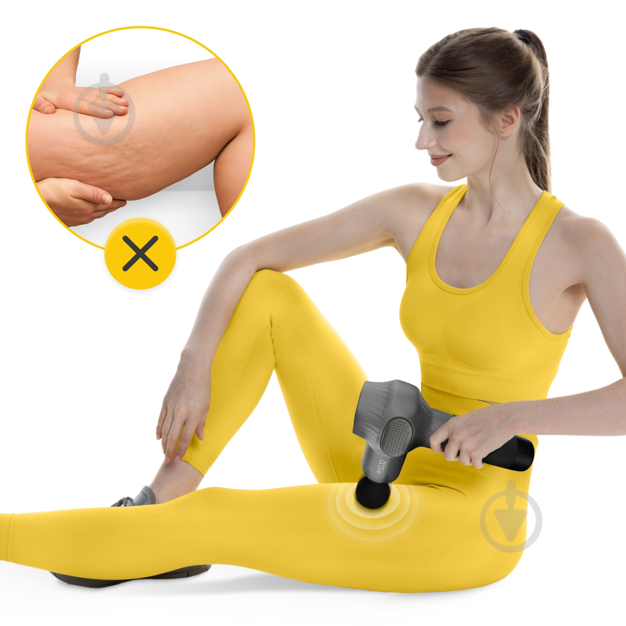 Перкусійний ручний масажер 4fizjo Massage Gun Active 30 Вт (P-5907739319937) - фото 5