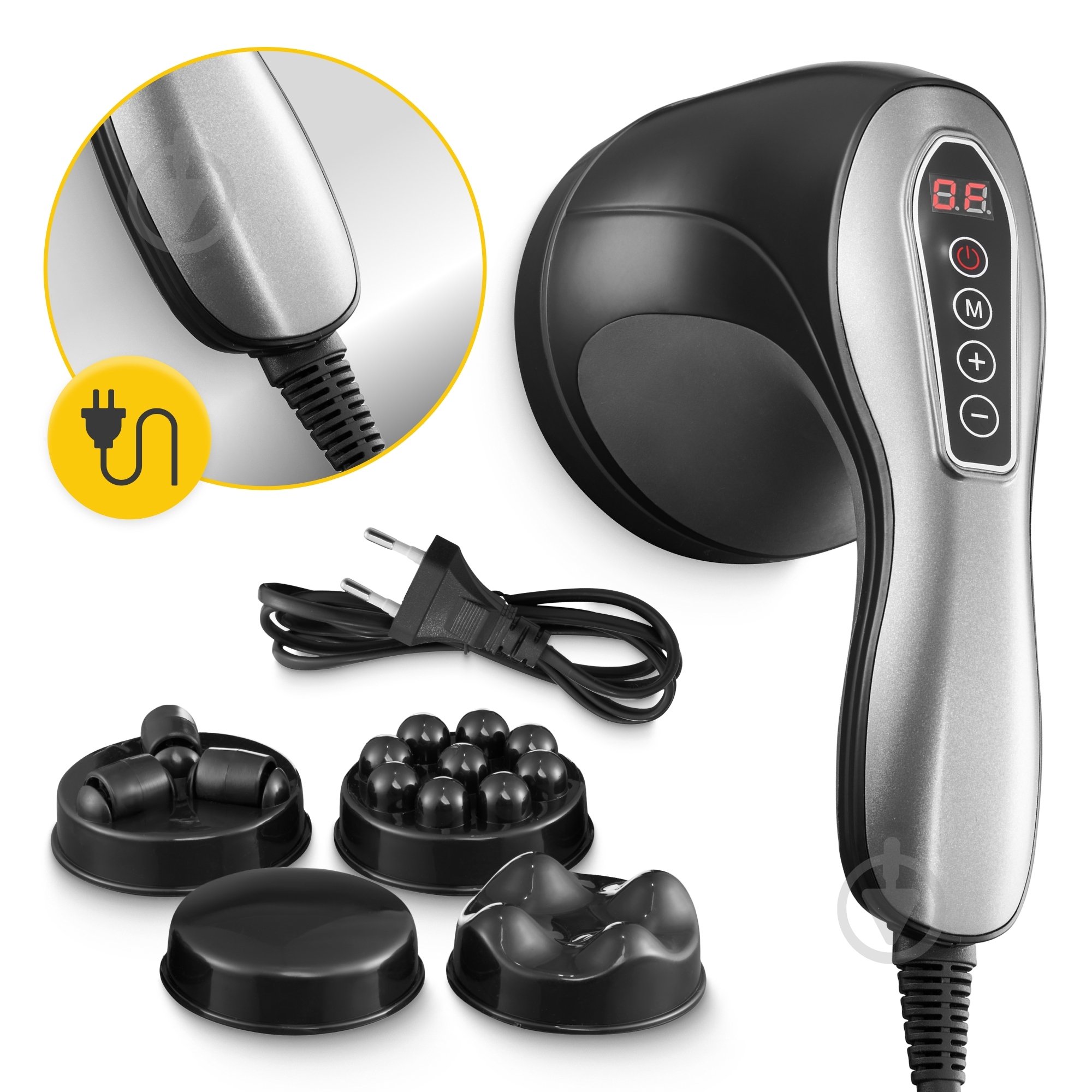 Ручной антицеллюлитный массажер 4fizjo Body Shaping 4 в 1 Black (P-5907739319128) - фото 2
