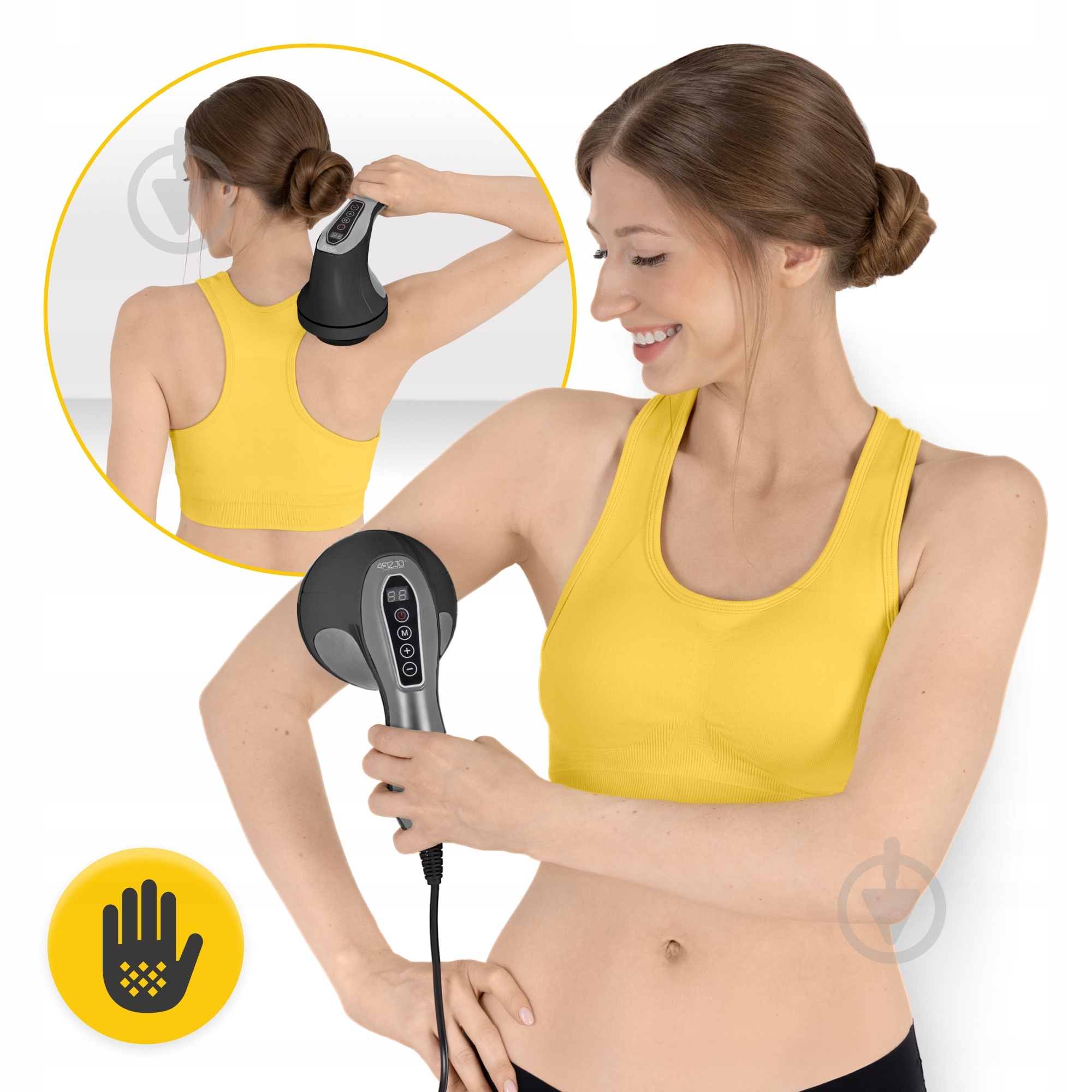 Ручной антицеллюлитный массажер 4fizjo Body Shaping 4 в 1 Black (P-5907739319128) - фото 12