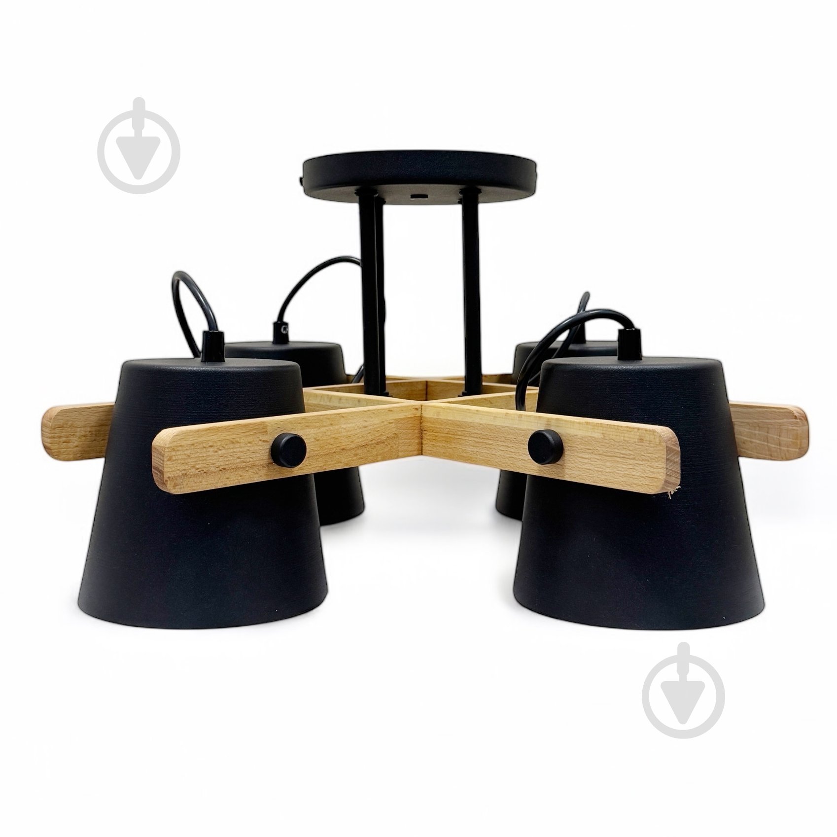 Люстра потолочная LIGHT SET VOLOSHKA СRL 4x12 Вт GX53 черный - фото 5 Люстра потолочная LIGHT SET VOLOSHKA СRL 4x12 Вт GX53 черный - фото 5