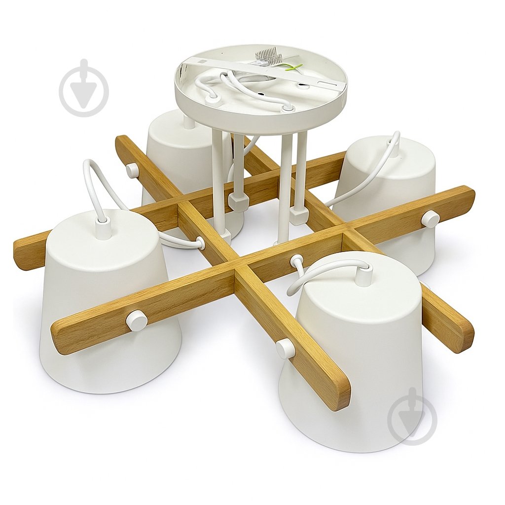 Люстра потолочная LIGHT SET VOLOSHKA СRL 4xGX53 белый - фото 3 Люстра потолочная LIGHT SET VOLOSHKA СRL 4xGX53 белый - фото 3