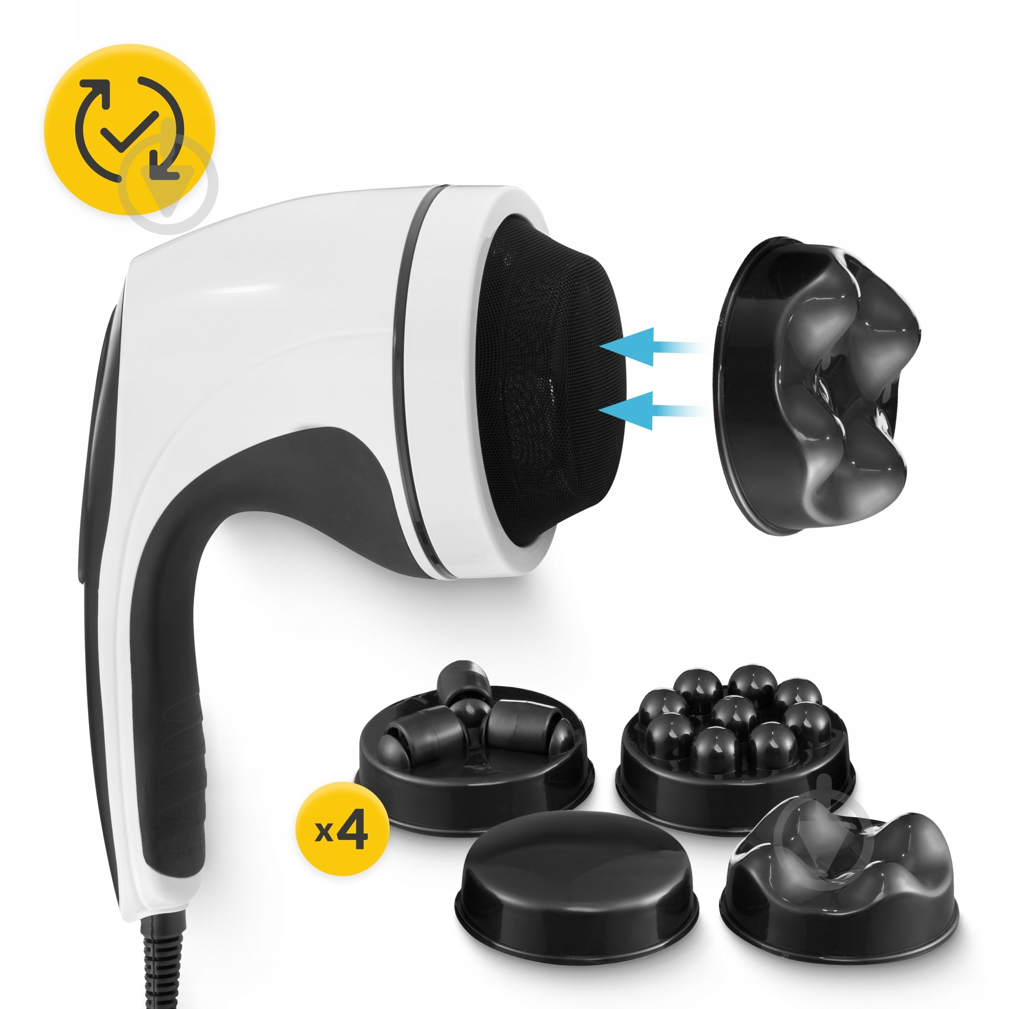 Ручной антицеллюлитный массажер 4fizjo Body Shaping 4 в 1 White (P-5907739319111) - фото 12