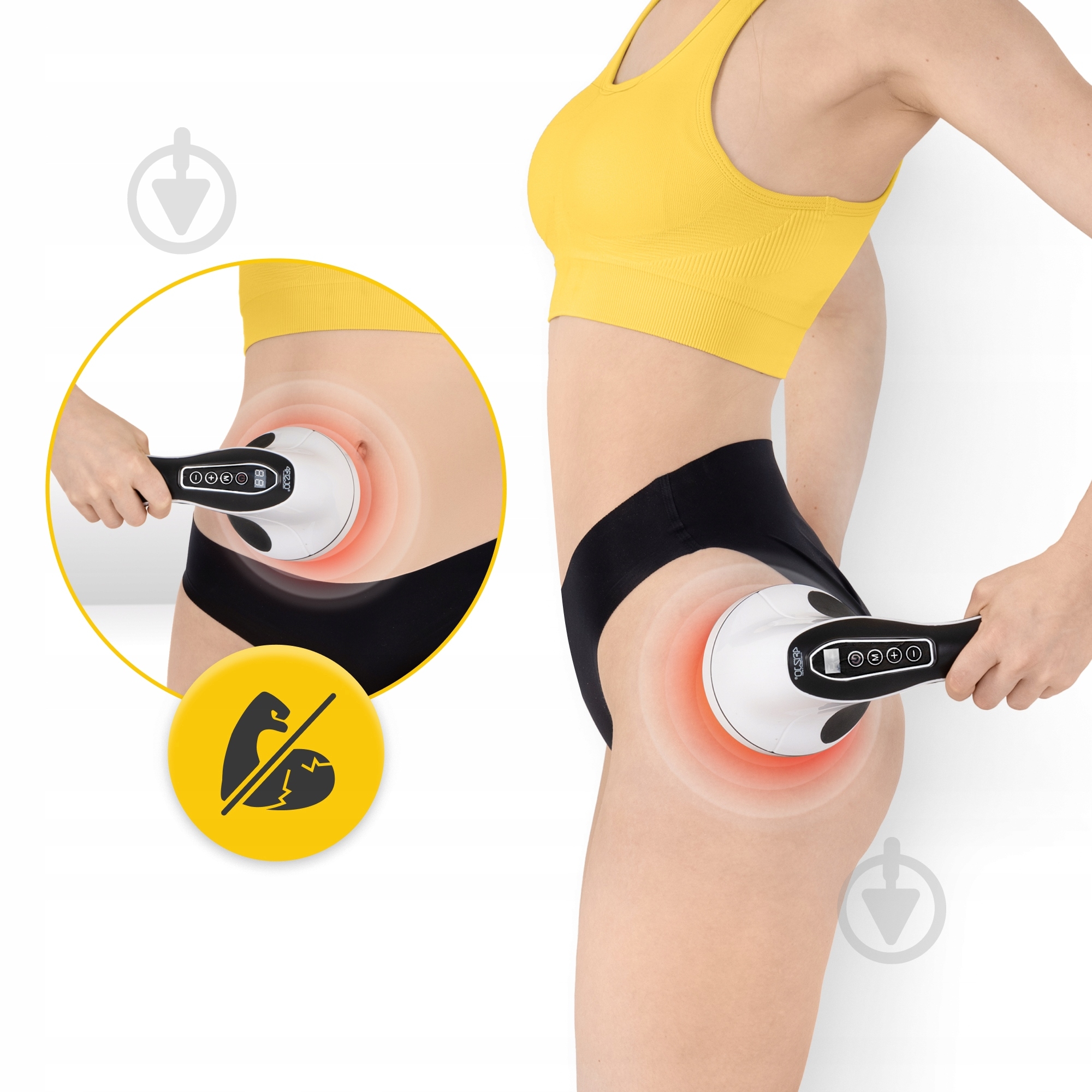 Ручной антицеллюлитный массажер 4fizjo Body Shaping 4 в 1 White (P-5907739319111) - фото 11