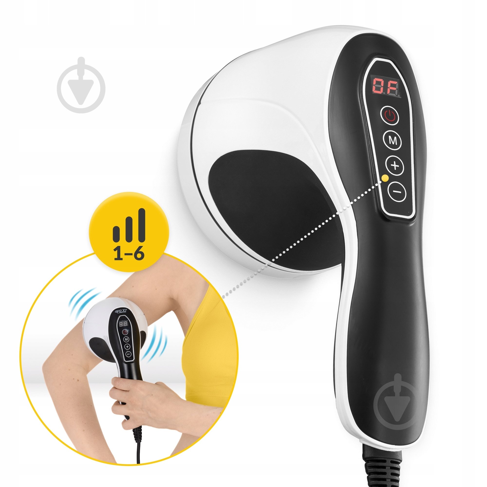 Ручной антицеллюлитный массажер 4fizjo Body Shaping 4 в 1 White (P-5907739319111) - фото 10