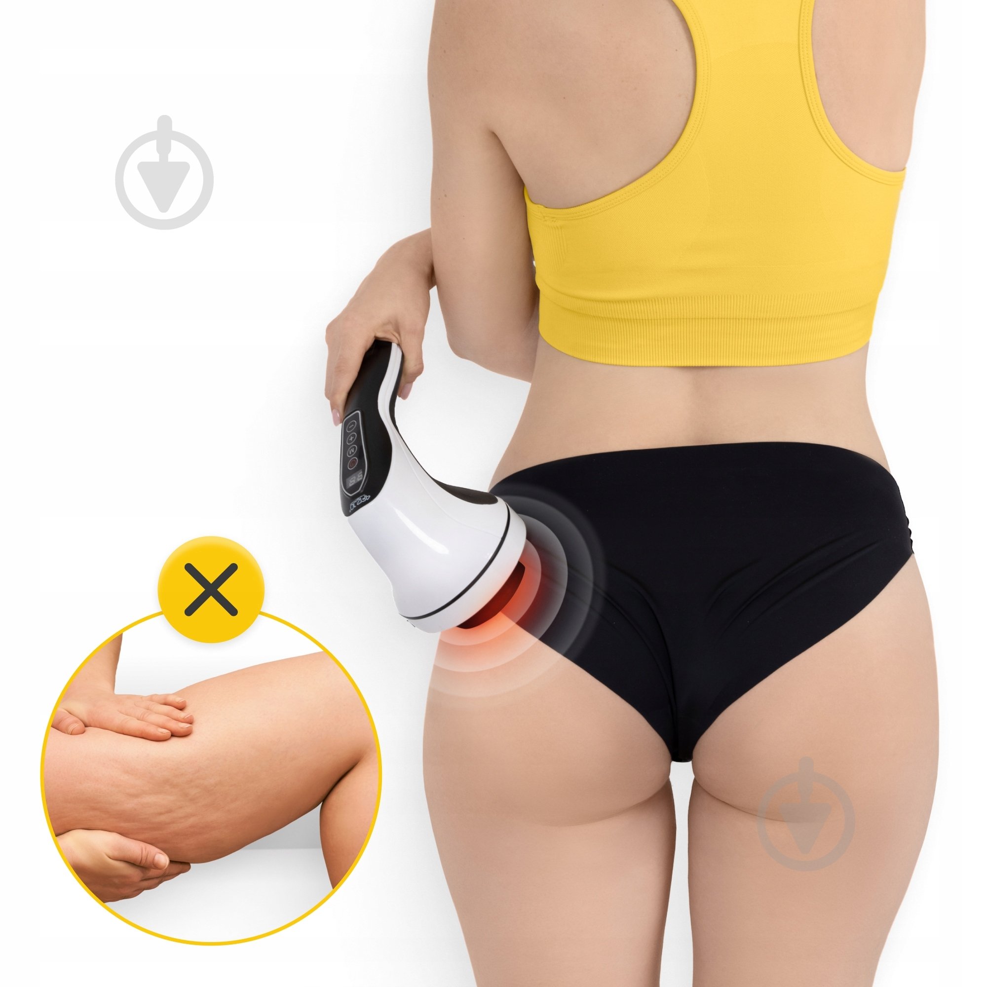Ручной антицеллюлитный массажер 4fizjo Body Shaping 4 в 1 White (P-5907739319111) - фото 8