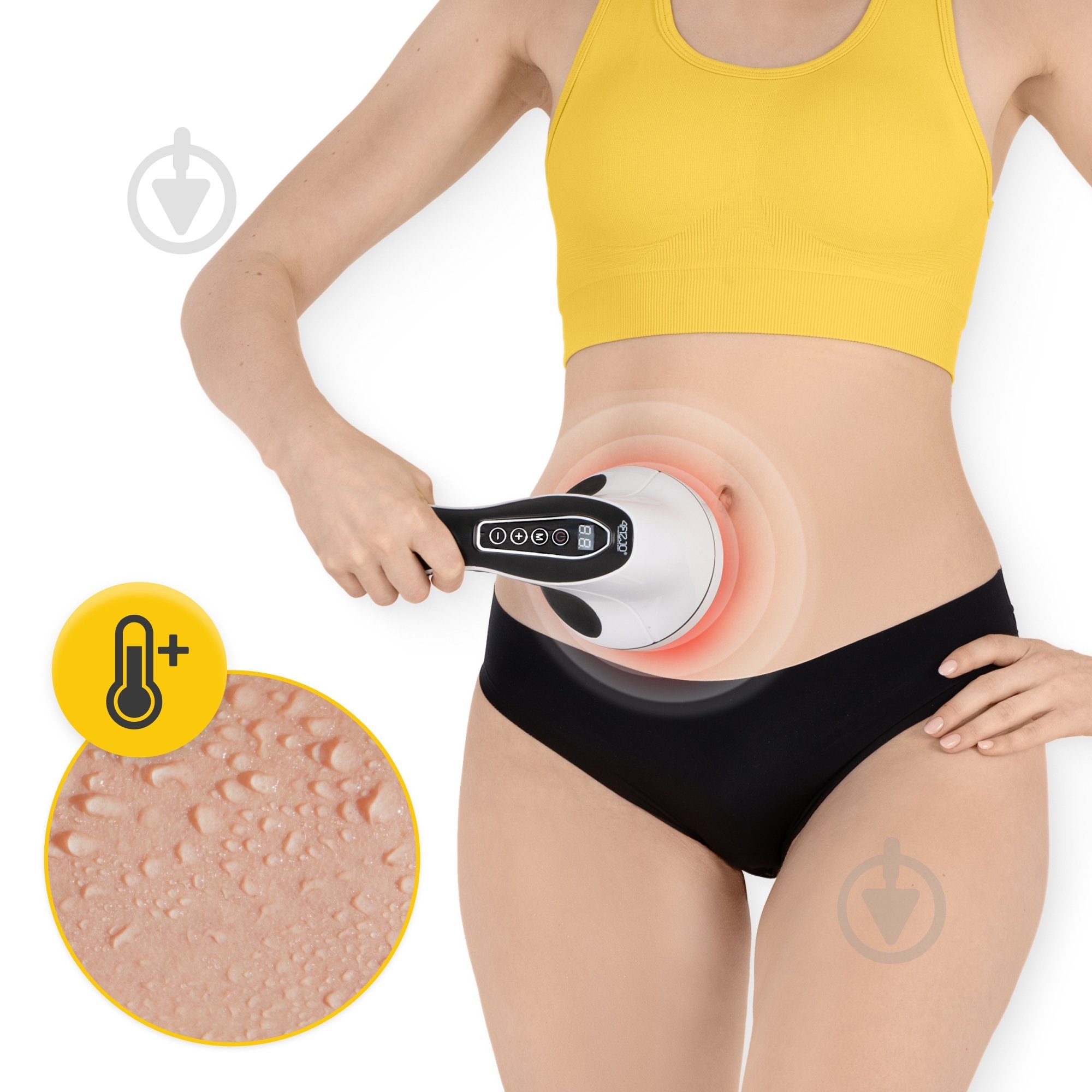 Ручной антицеллюлитный массажер 4fizjo Body Shaping 4 в 1 White (P-5907739319111) - фото 3