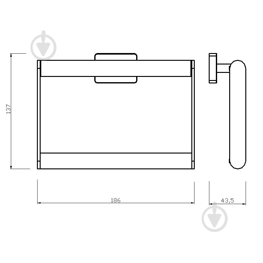 Вешалка для полотенца Ferro GRETA - фото 2
