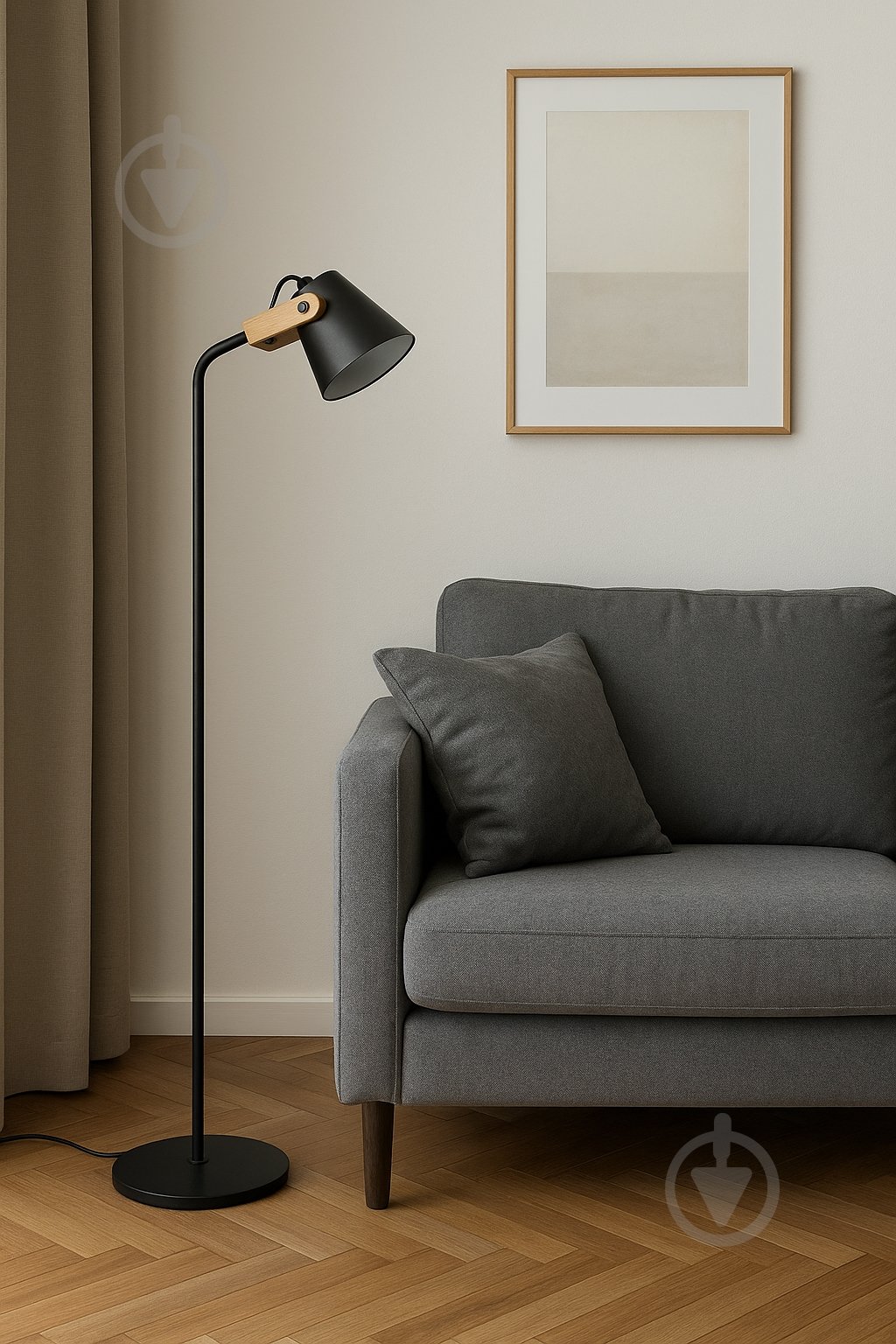 Торшер LIGHT SET VOLOSHKA TR 12 Вт GX53 черный - фото 2 Торшер LIGHT SET VOLOSHKA TR 12 Вт GX53 черный - фото 2