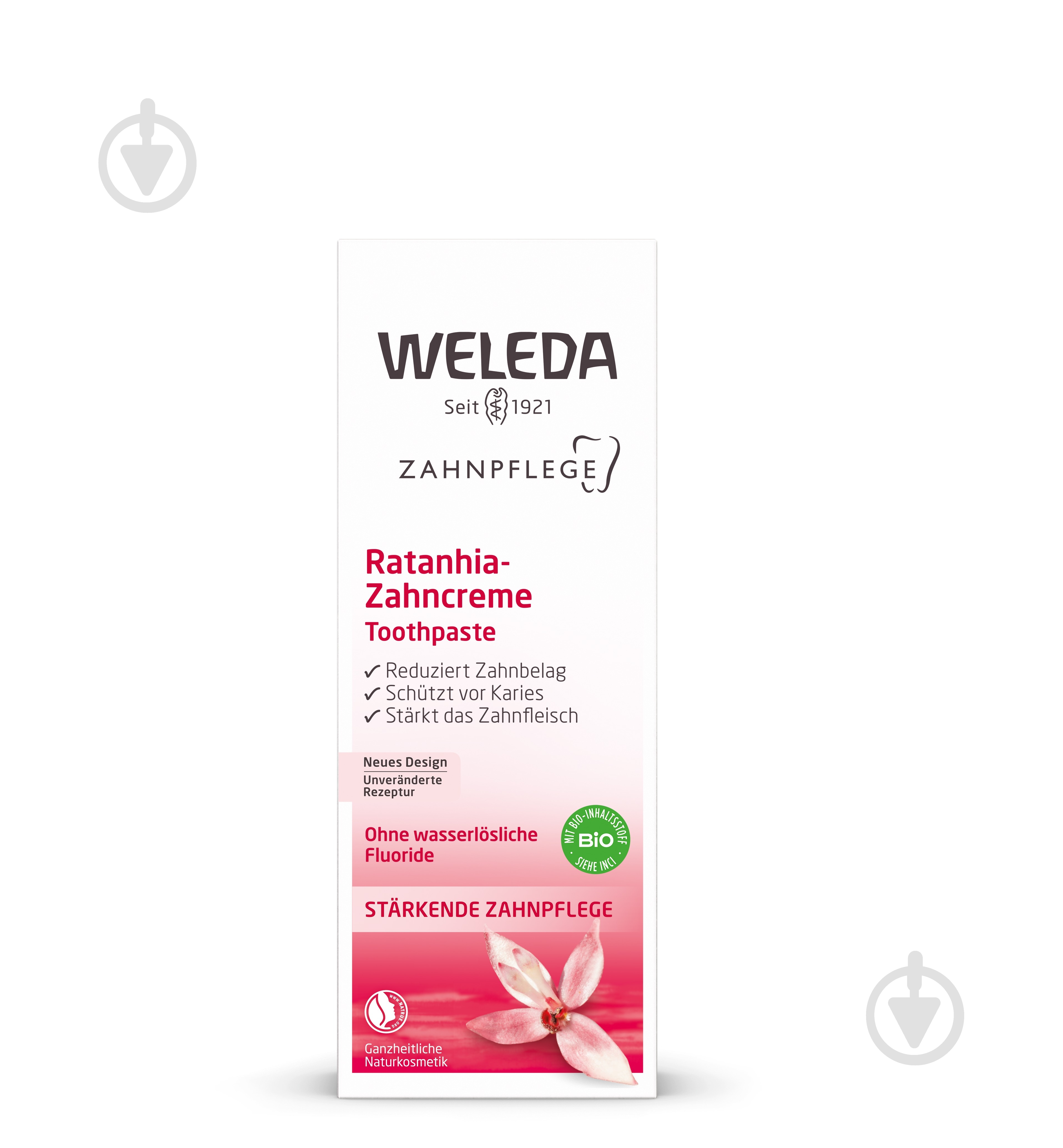 Зубна паста Weleda Ратанія 75 мл - фото 1