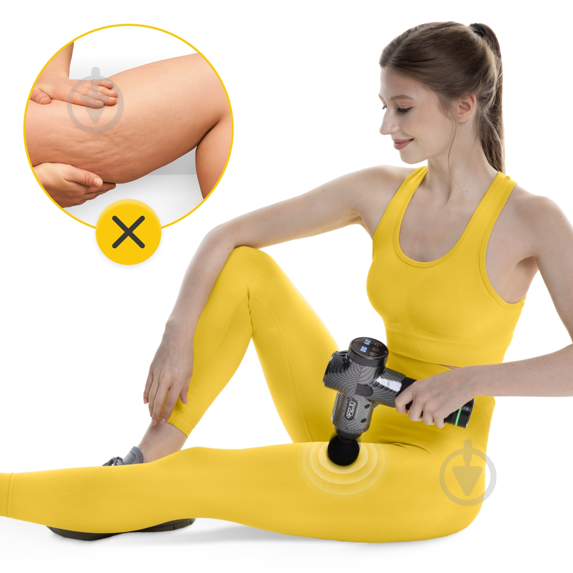 Перкуссионный ручной массажер 4fizjo Massage Gun Ultra Cool Edition 100 Вт (P-5905973401470) - фото 10