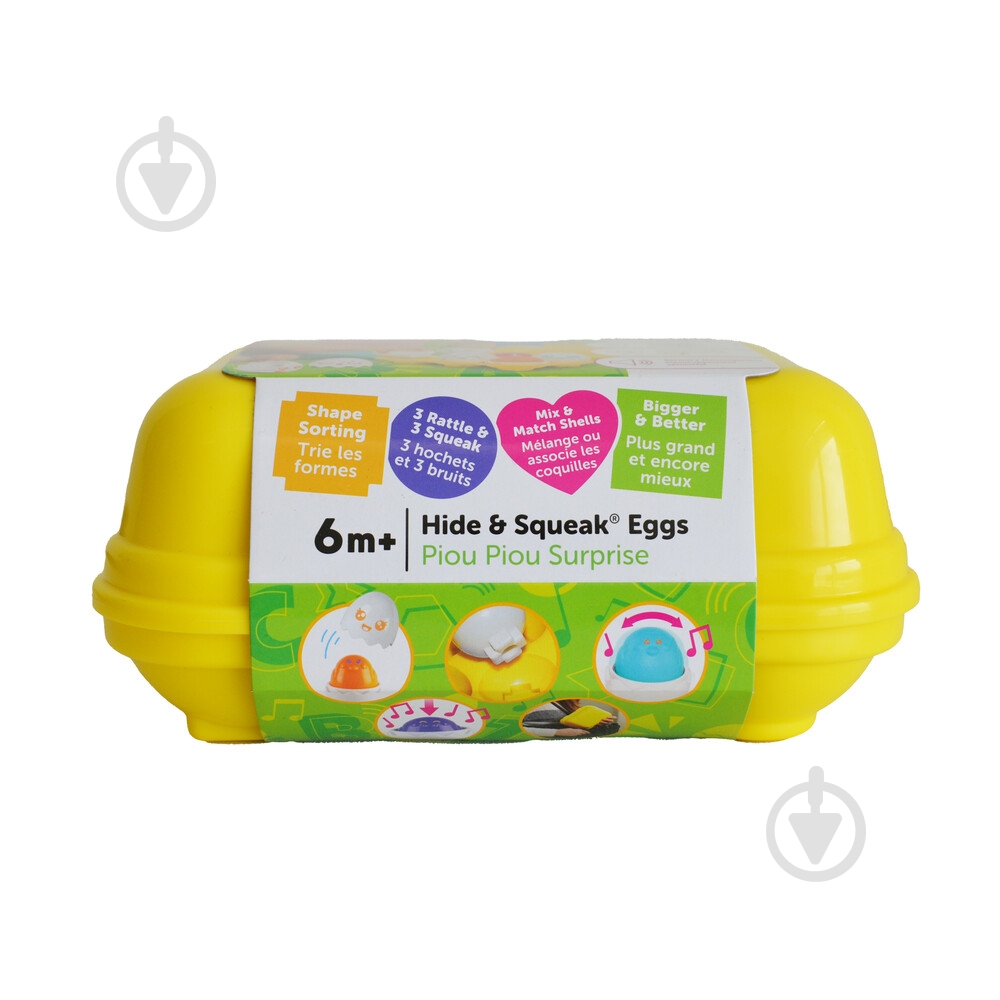 Іграшка-сортер Tomy Toomies Лоток яєць 6 шт. 124636 - фото 3