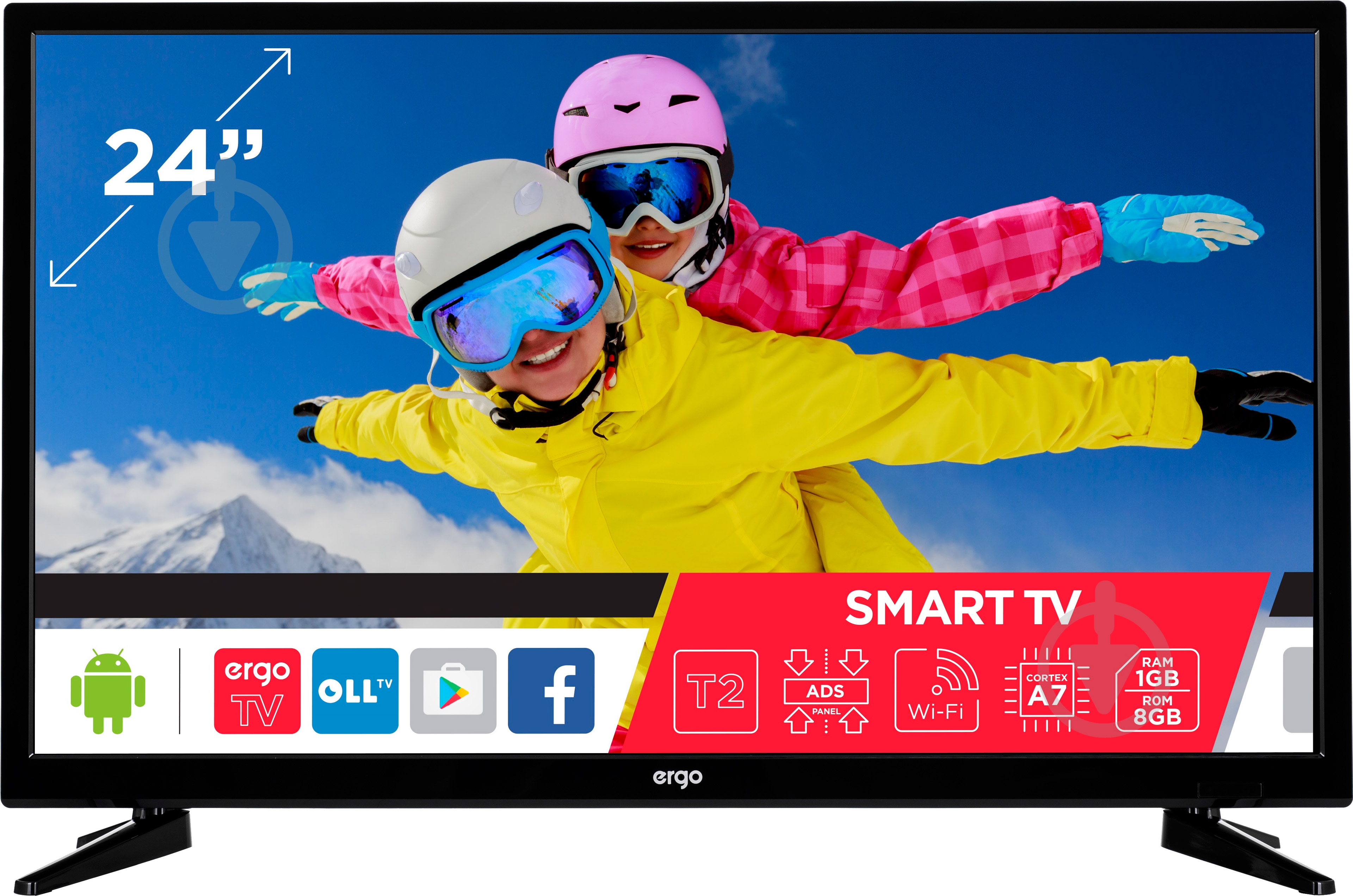 Телевизор Ergo LE24CT5500AK - фото 1 Телевизор Ergo LE24CT5500AK - фото 1