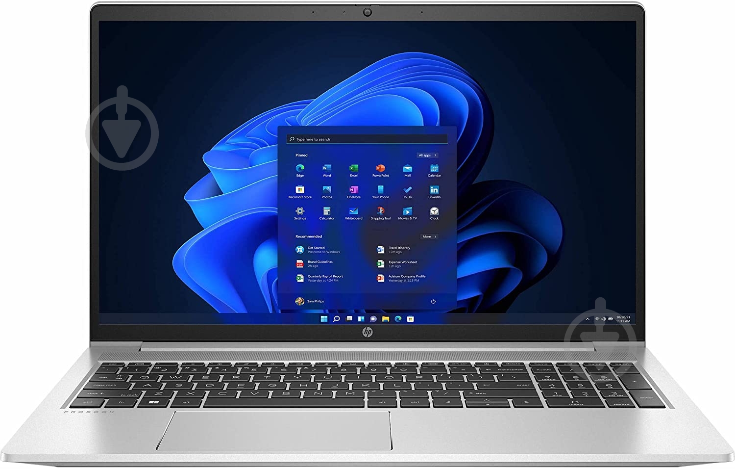 Ноутбук HP 724M8EA 15,6" (724M8EA) silver - фото 1