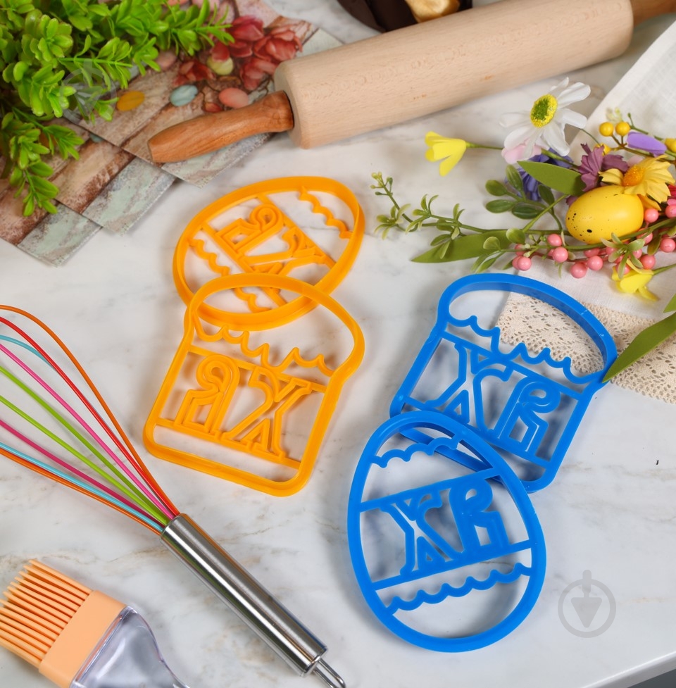 Форма для печенья Забава "ХВ" 2 шт. в ассортименте - фото 3
