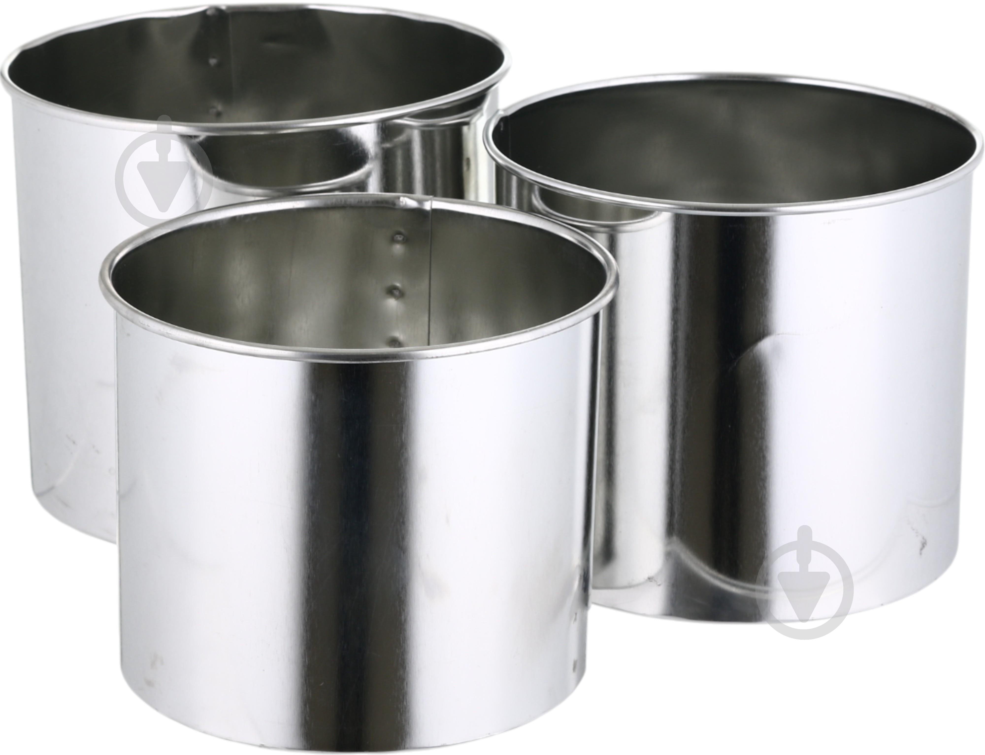 Набір форм для паски Забава зі знімним дном 3 шт. - фото 1