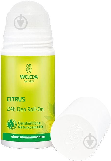 Дезодорант унісексдля жінокдля чоловіків Weleda Цитрус Roll-On 24 години 50 мл - фото 2
