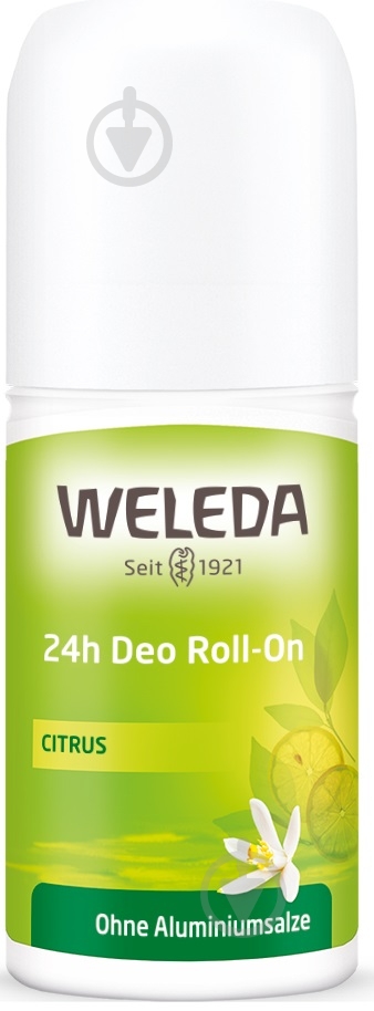 Дезодорант унісексдля жінокдля чоловіків Weleda Цитрус Roll-On 24 години 50 мл - фото 3