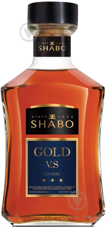 Бренди Шабо Shabsky GOLD 3* 0,5 л - фото 1