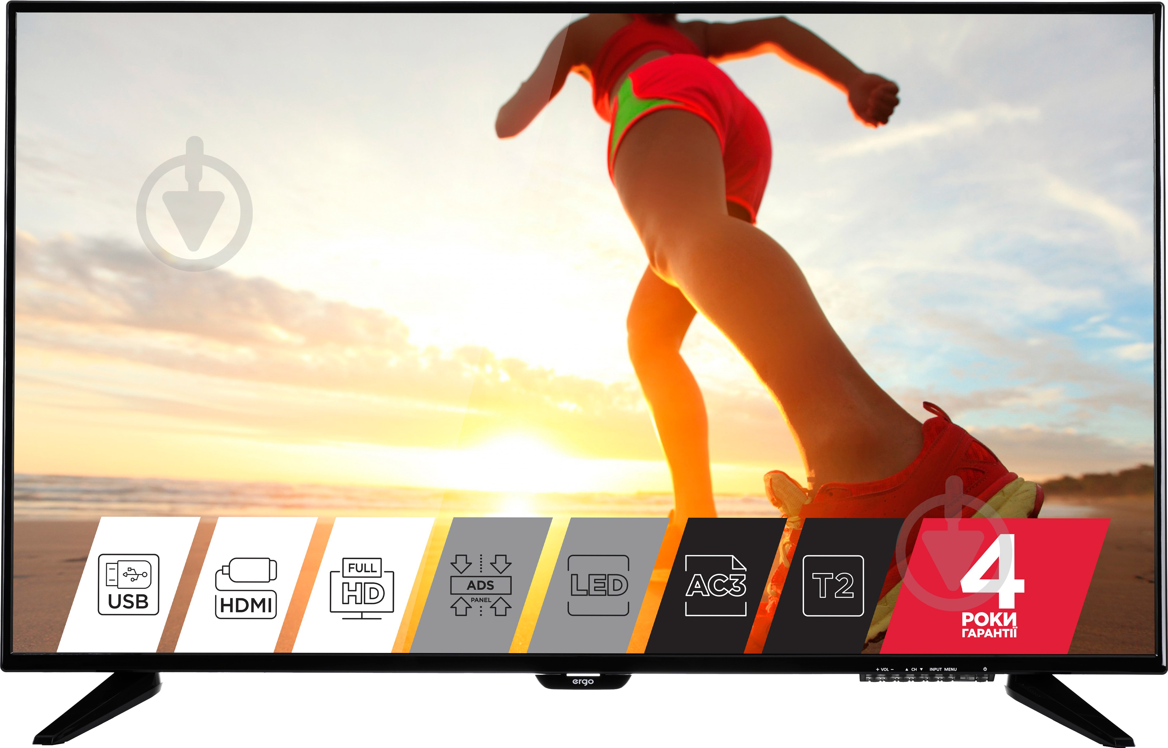 Телевізор Ergo LE43CT5000AK - фото 1 Телевізор Ergo LE43CT5000AK - фото 1