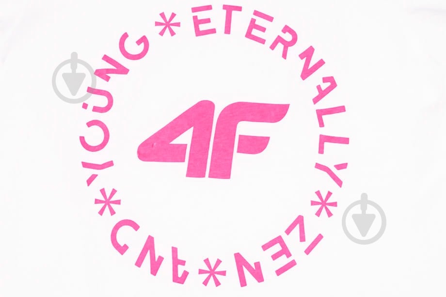 Футболка 4F HJL21-JTSD005A-10S белый - фото 4 Футболка 4F HJL21-JTSD005A-10S белый - фото 4