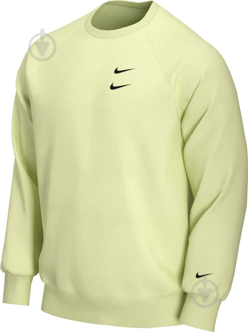 Свитшот Nike M NSW SWOOSH CREW FT CW7399-335 р.M зеленый - фото 3
