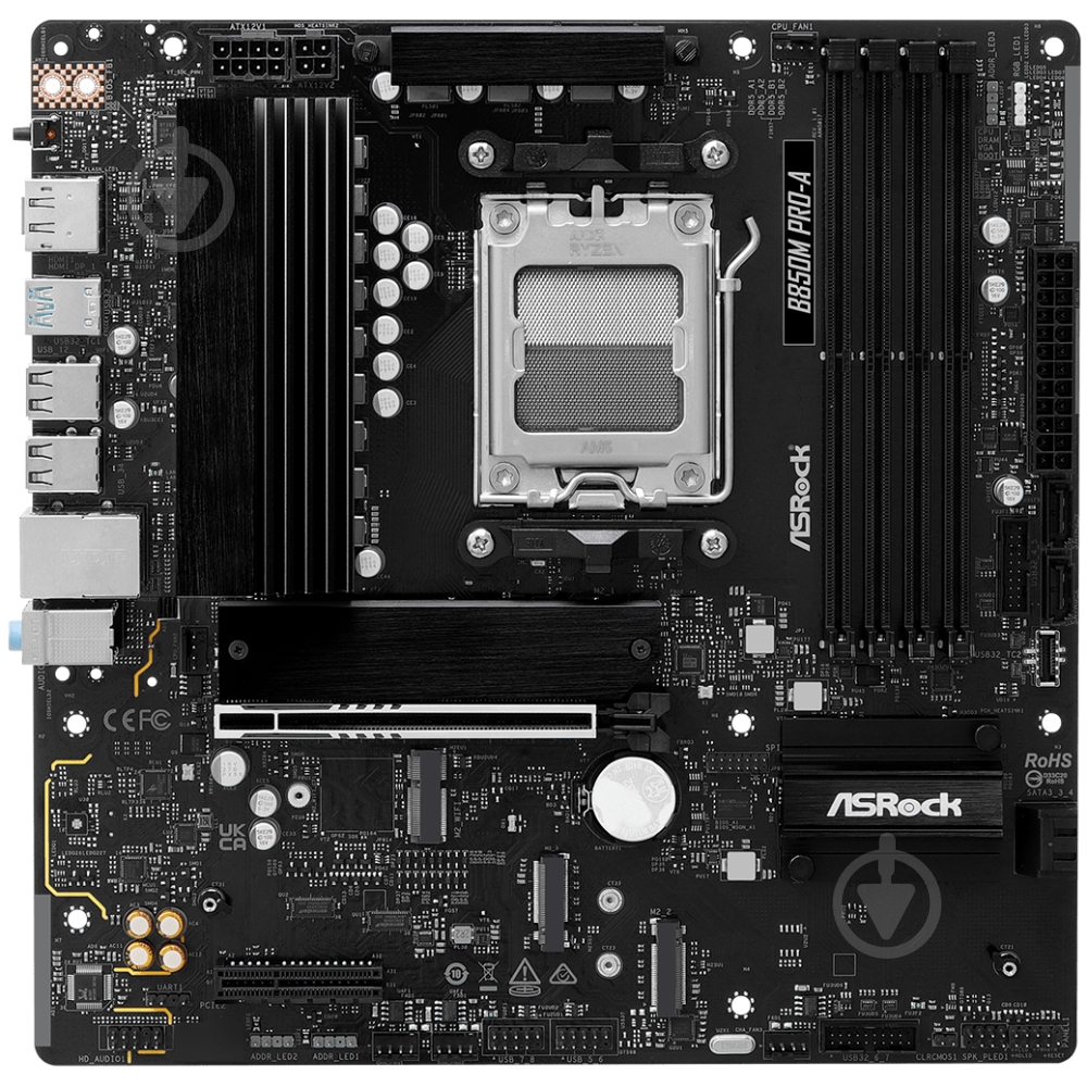 Материнская плата ASRock B850M Pro-A (Socket AM5, AMD B850, micro ATX) - фото 1