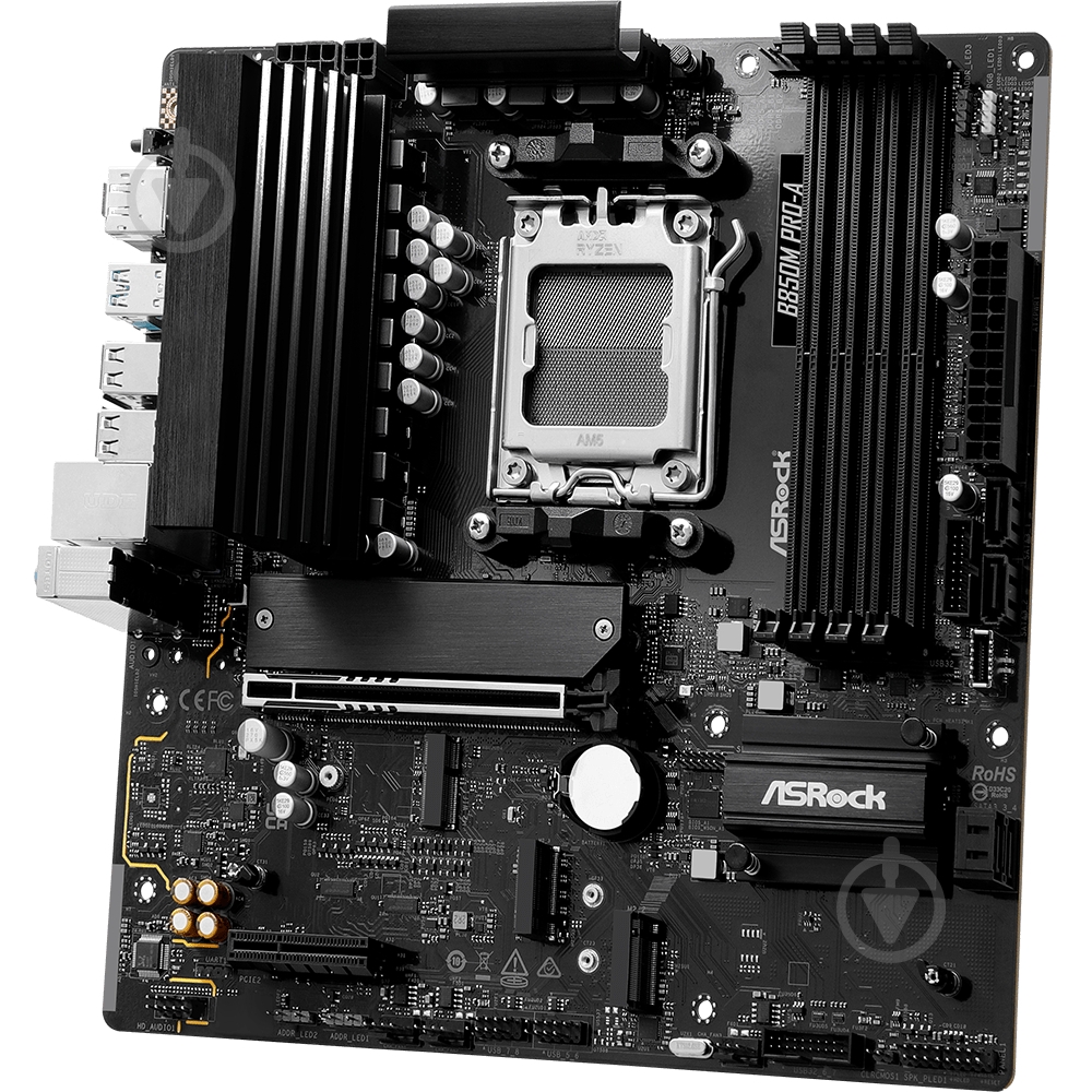 Материнская плата ASRock B850M Pro-A (Socket AM5, AMD B850, micro ATX) - фото 3