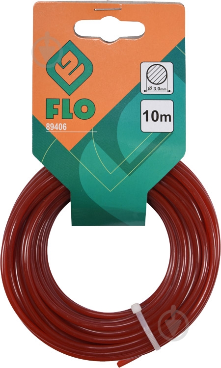 Леска для триммеров Flo кругла 3,0ммх10м - фото 2